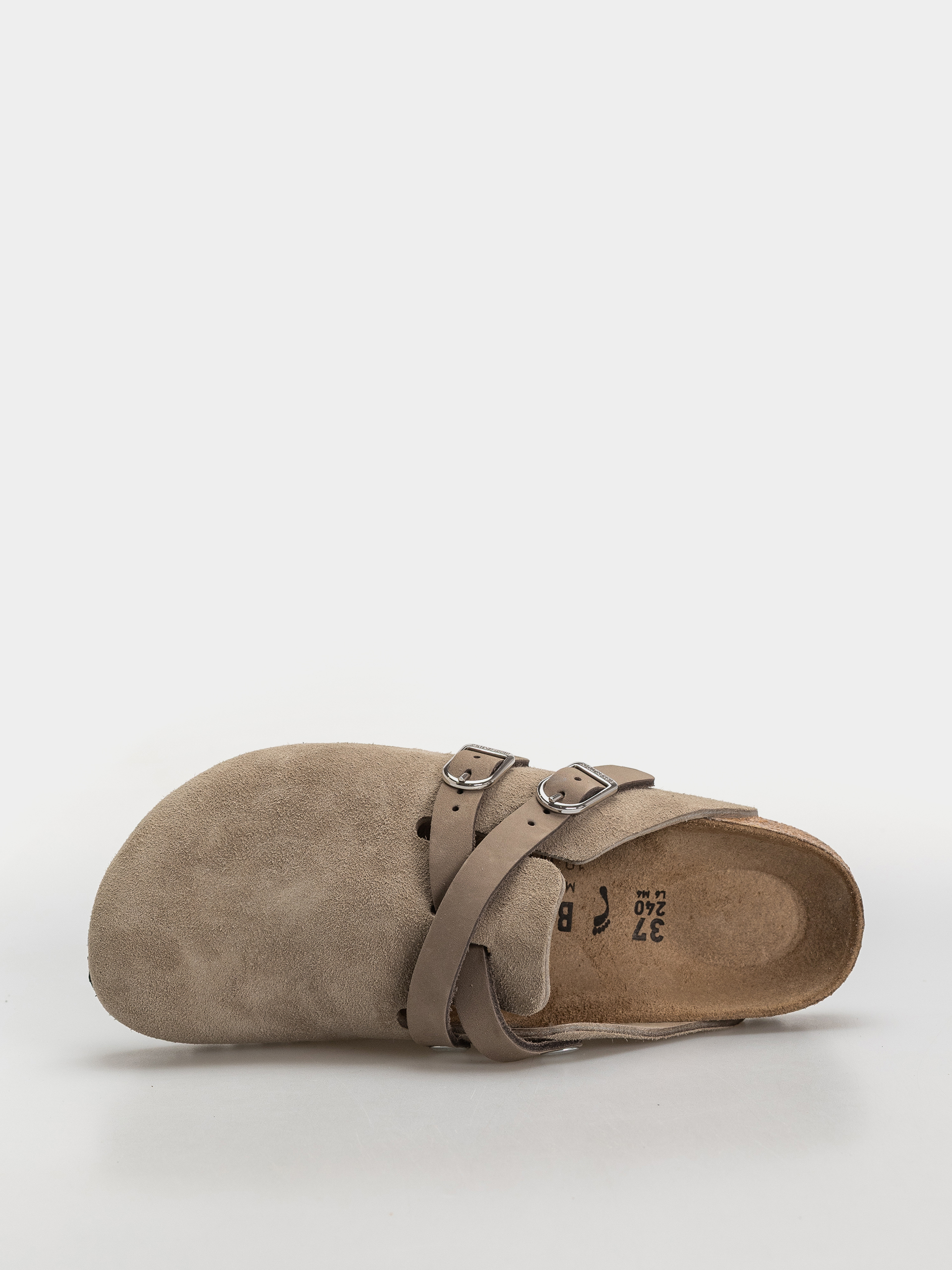 Шльопанці Birkenstock Blair Suede Leather Narrow Wmn (taupe)