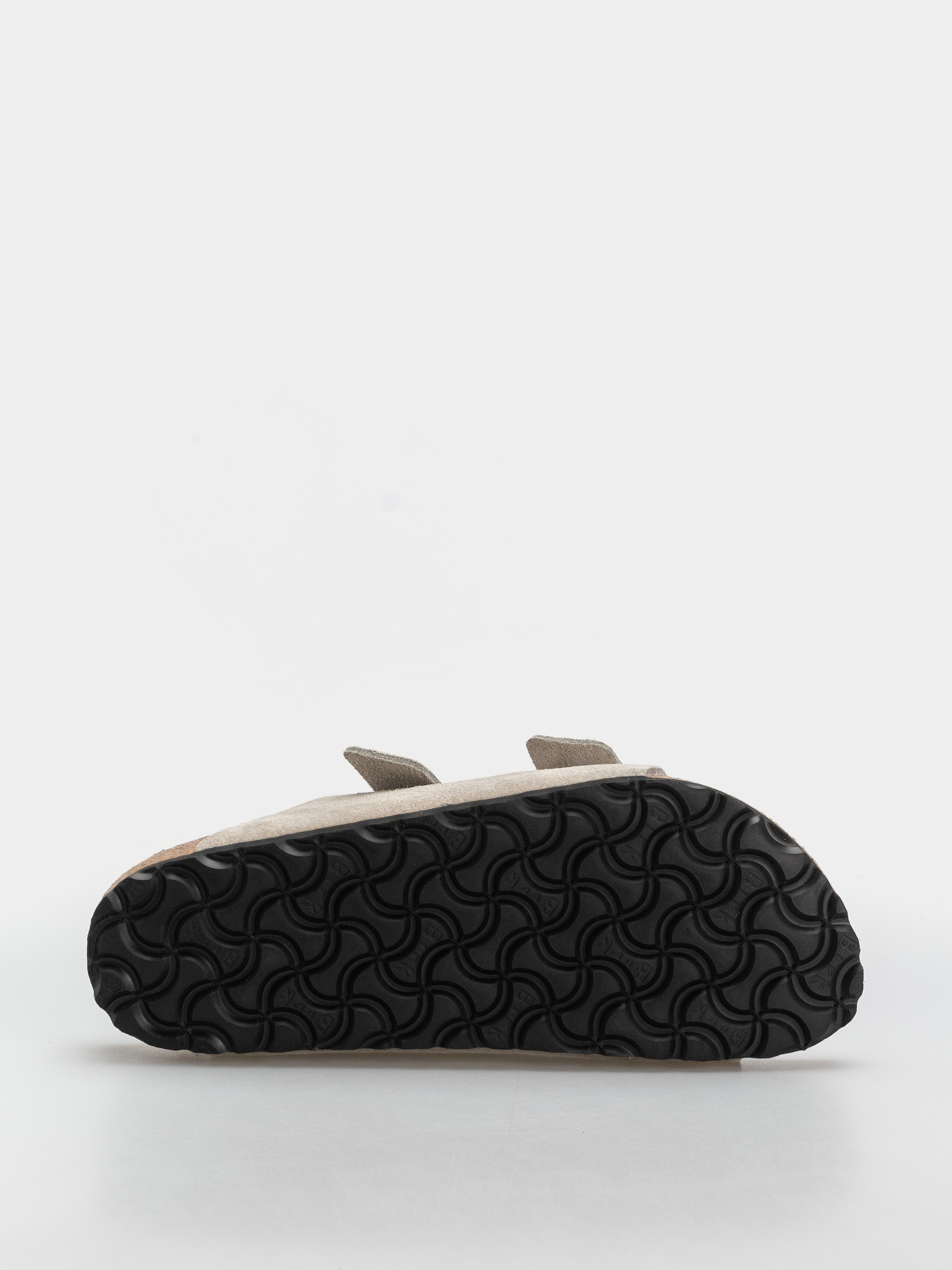 Шльопанці Birkenstock Arizona Suede Leather Cushion Buckle Narrow Wmn (oyster)