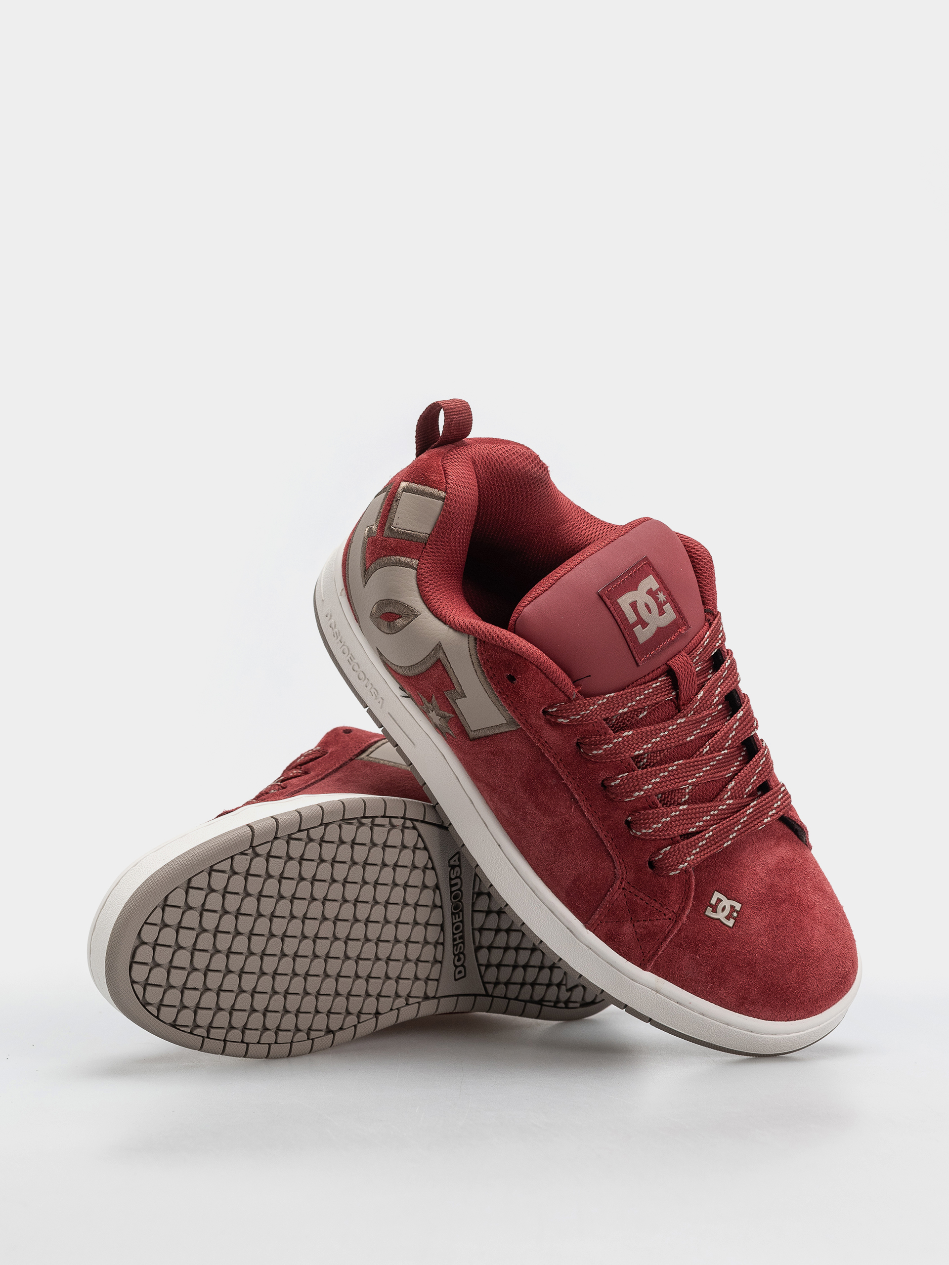 Взуття DC Court Graffik Se (brick red/warm taupe/off white)