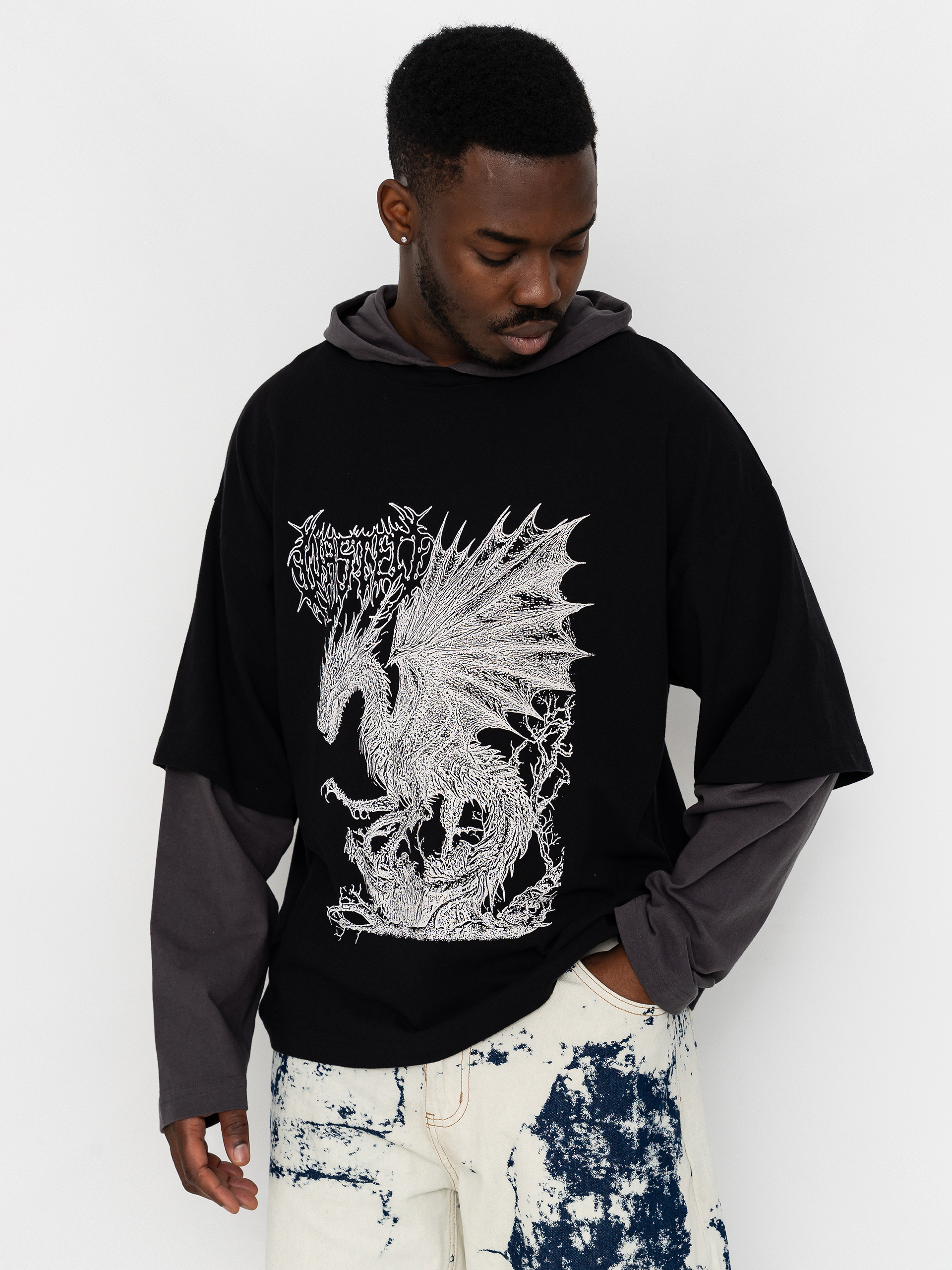 Худі Wasted Paris Balaur Age HD (black/old black)