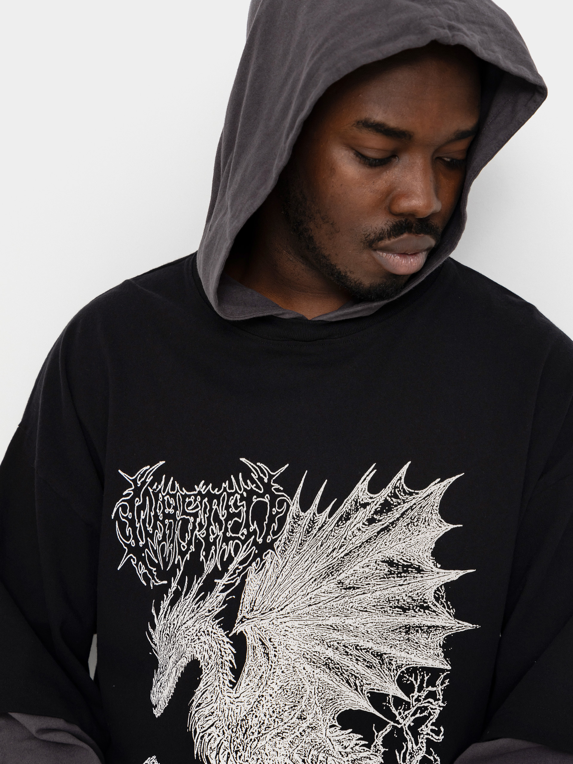 Худі Wasted Paris Balaur Age HD (black/old black)