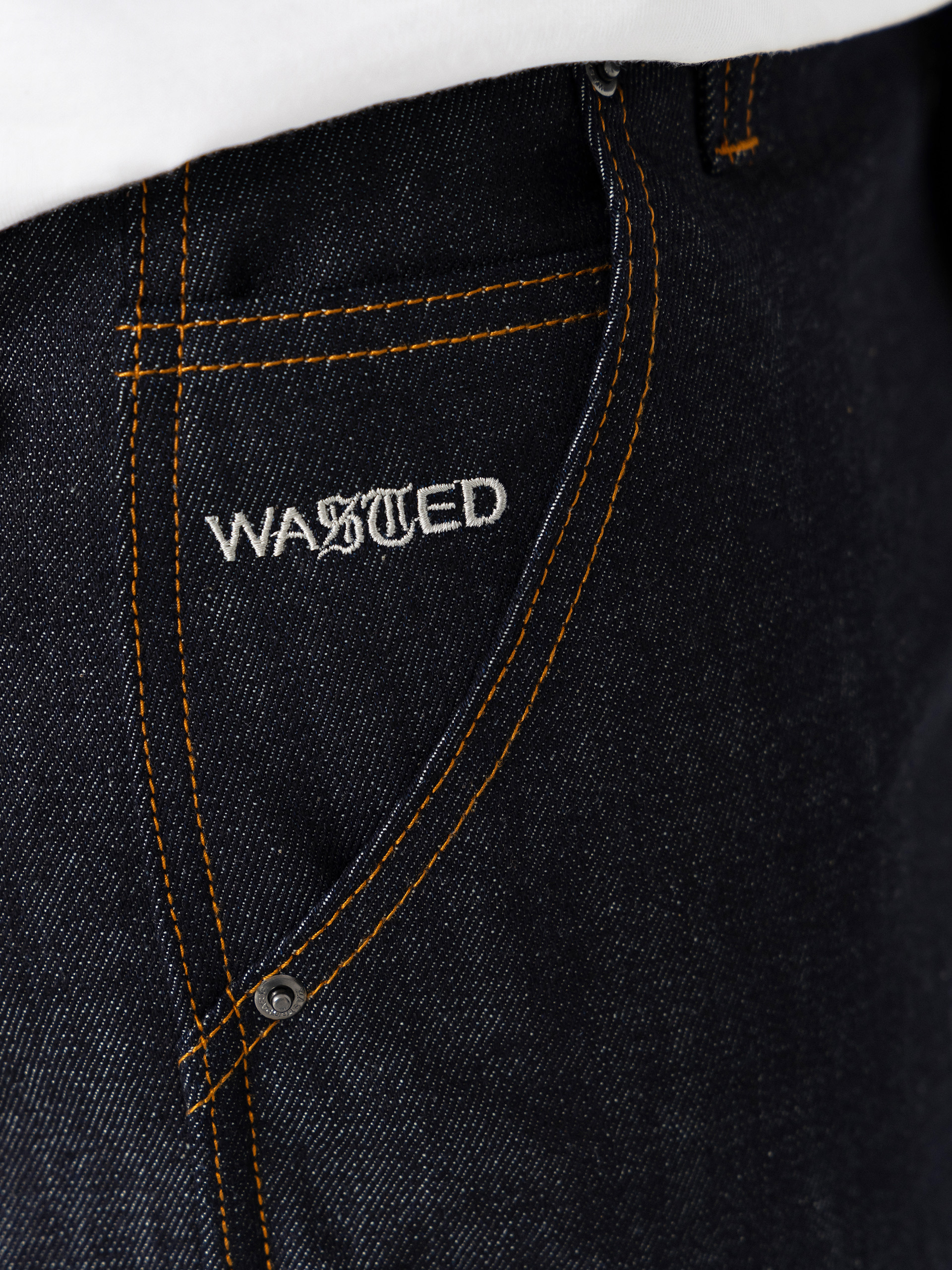 Штани Wasted Paris Bleached Manc (acid washed blue)
