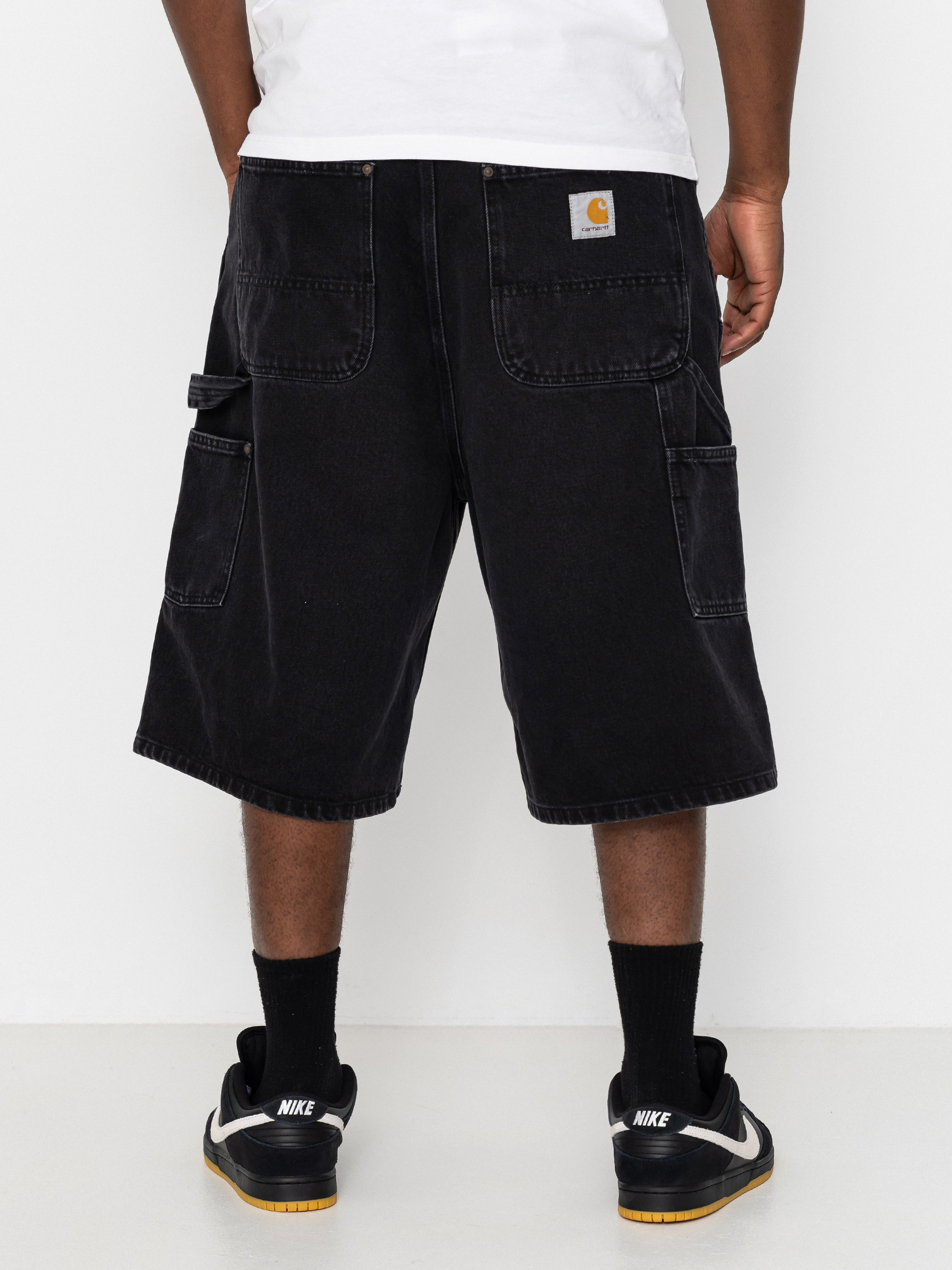 Шорти Carhartt WIP OG Double Knee (black stone washed)