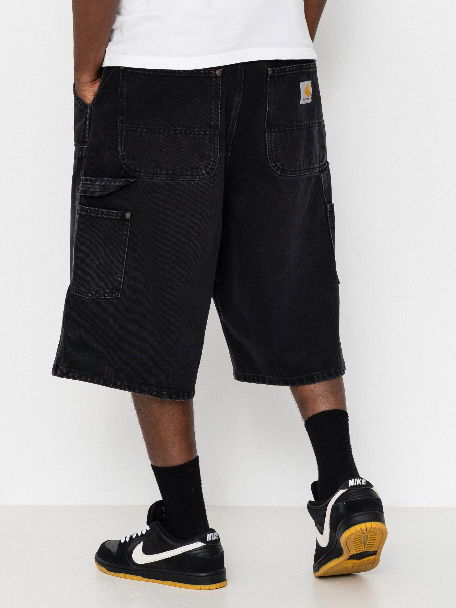Шорти Carhartt WIP OG Double Knee (black stone washed)