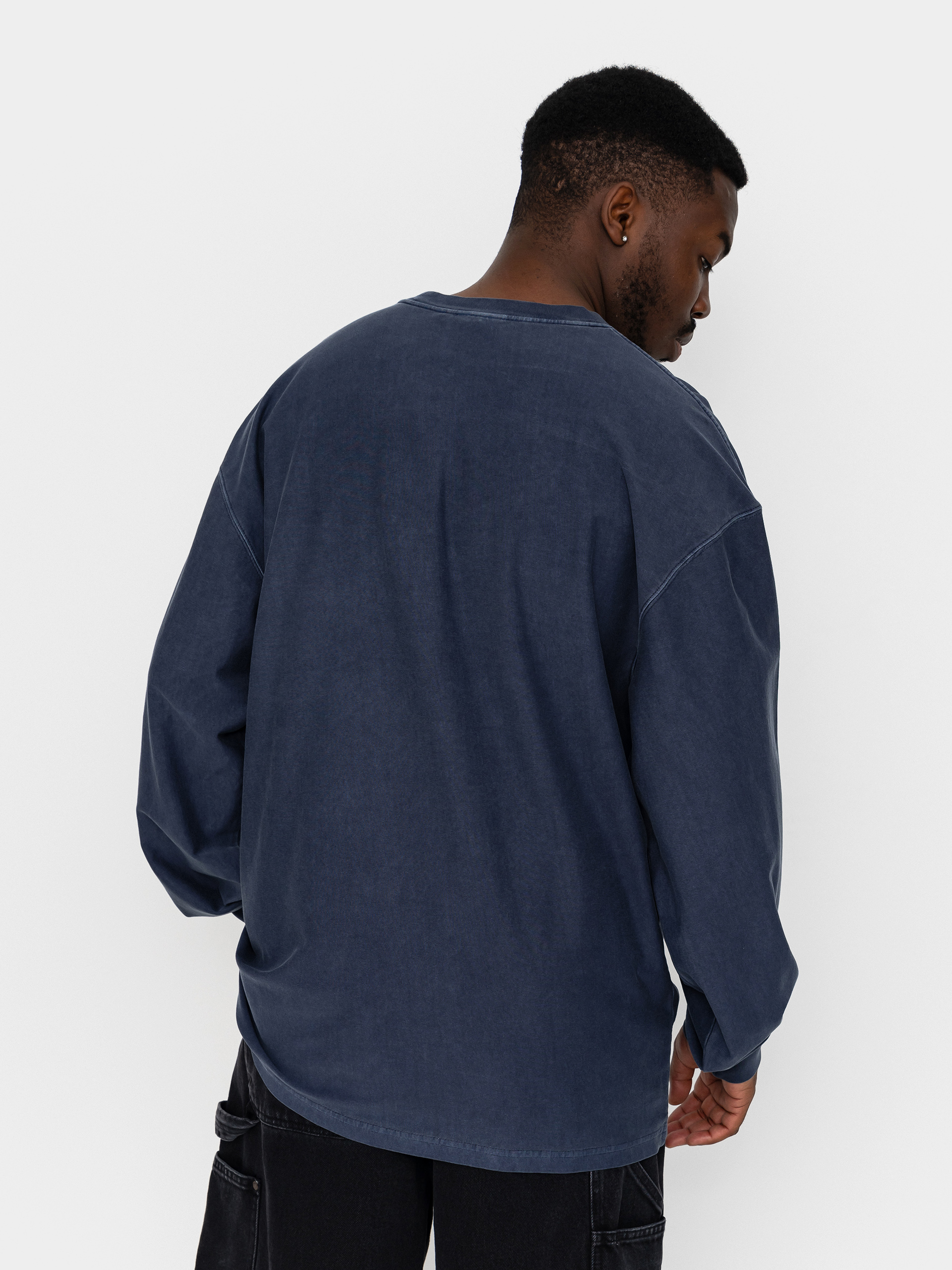 Лонгслів Carhartt WIP Loose Pocket (dark navy)