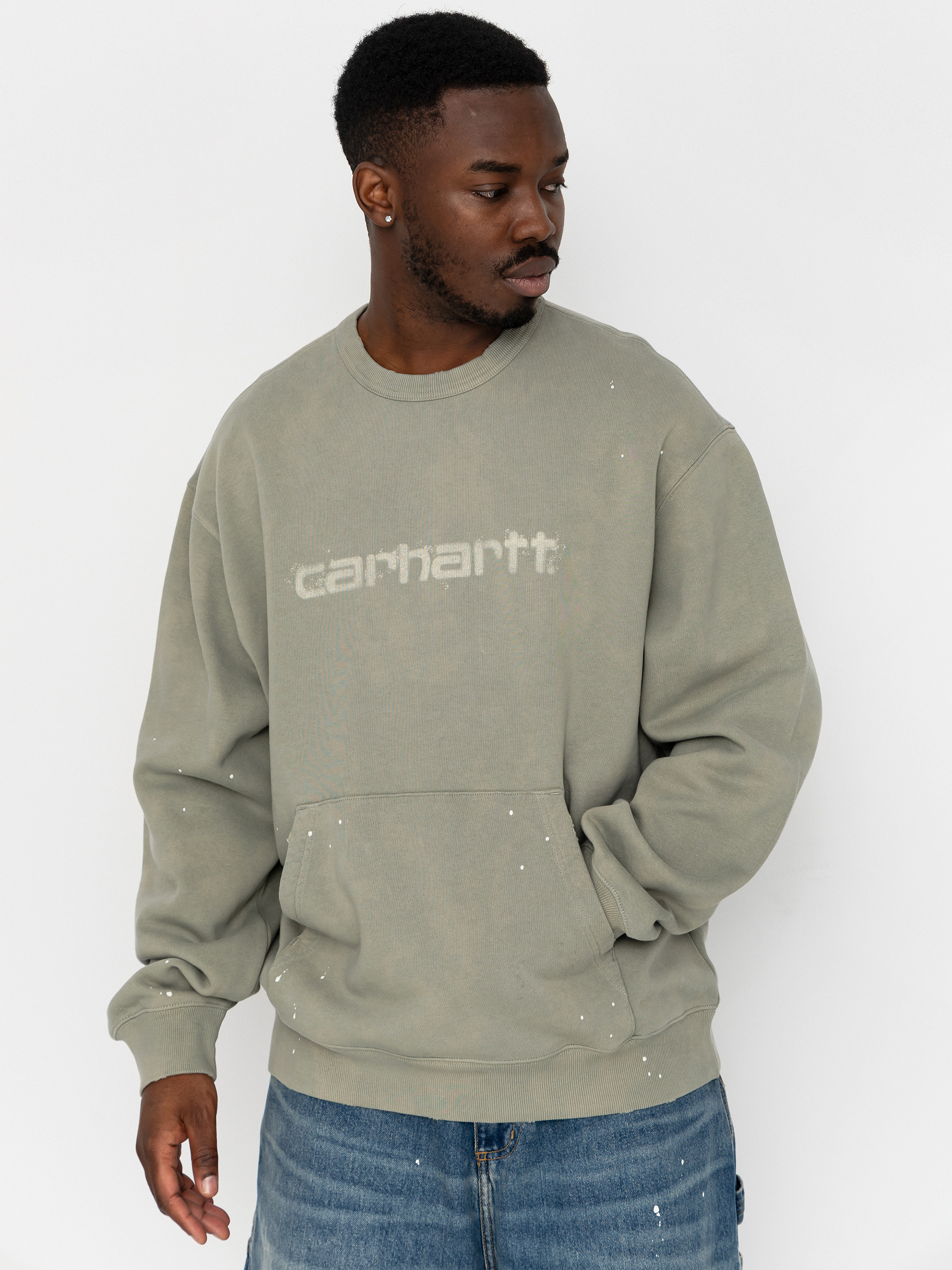 Світшот Carhartt WIP Painter (shady green)