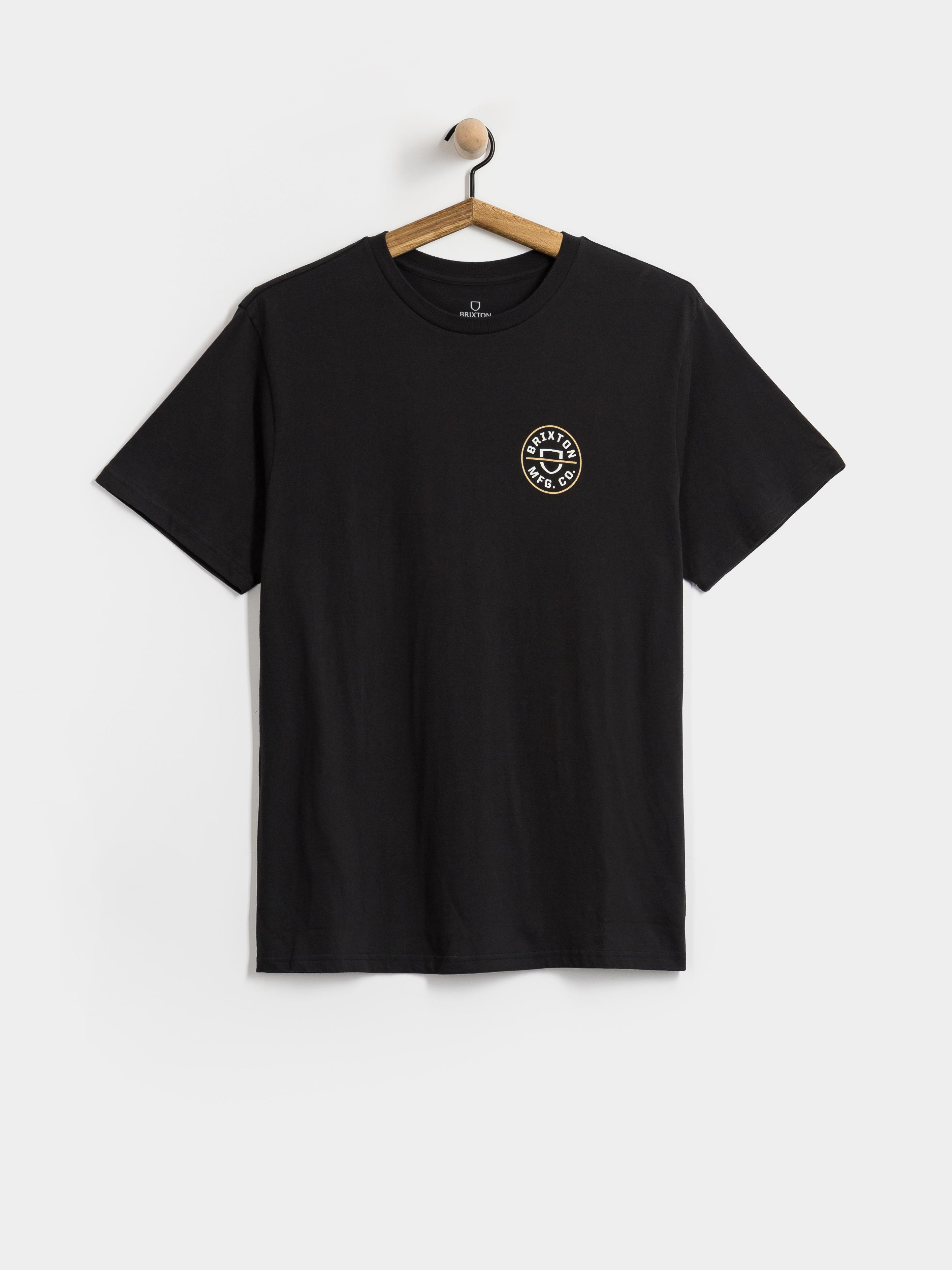 Футболка Brixton Oath V Stt (black/off white/copper)