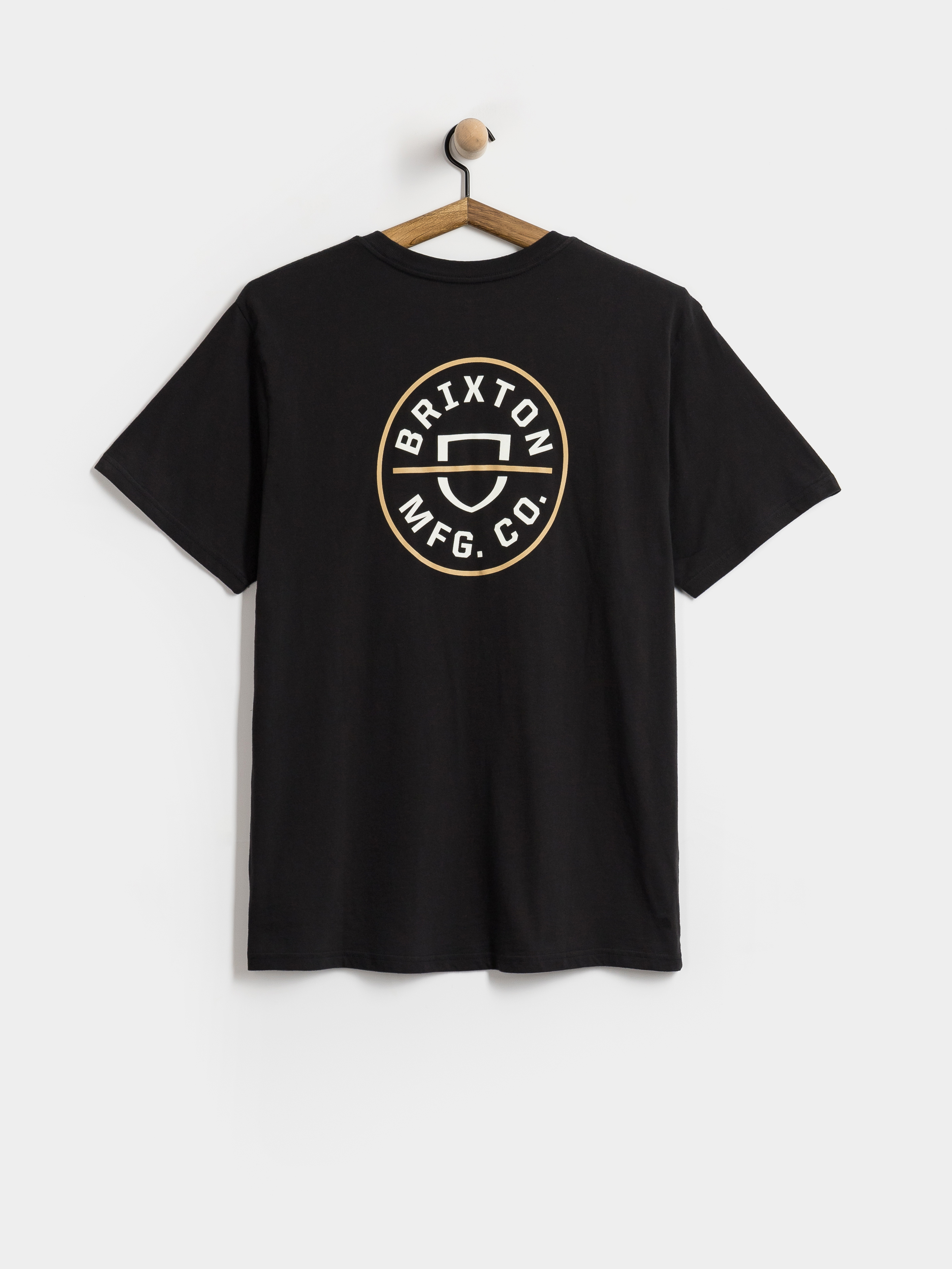 Футболка Brixton Oath V Stt (black/off white/copper)