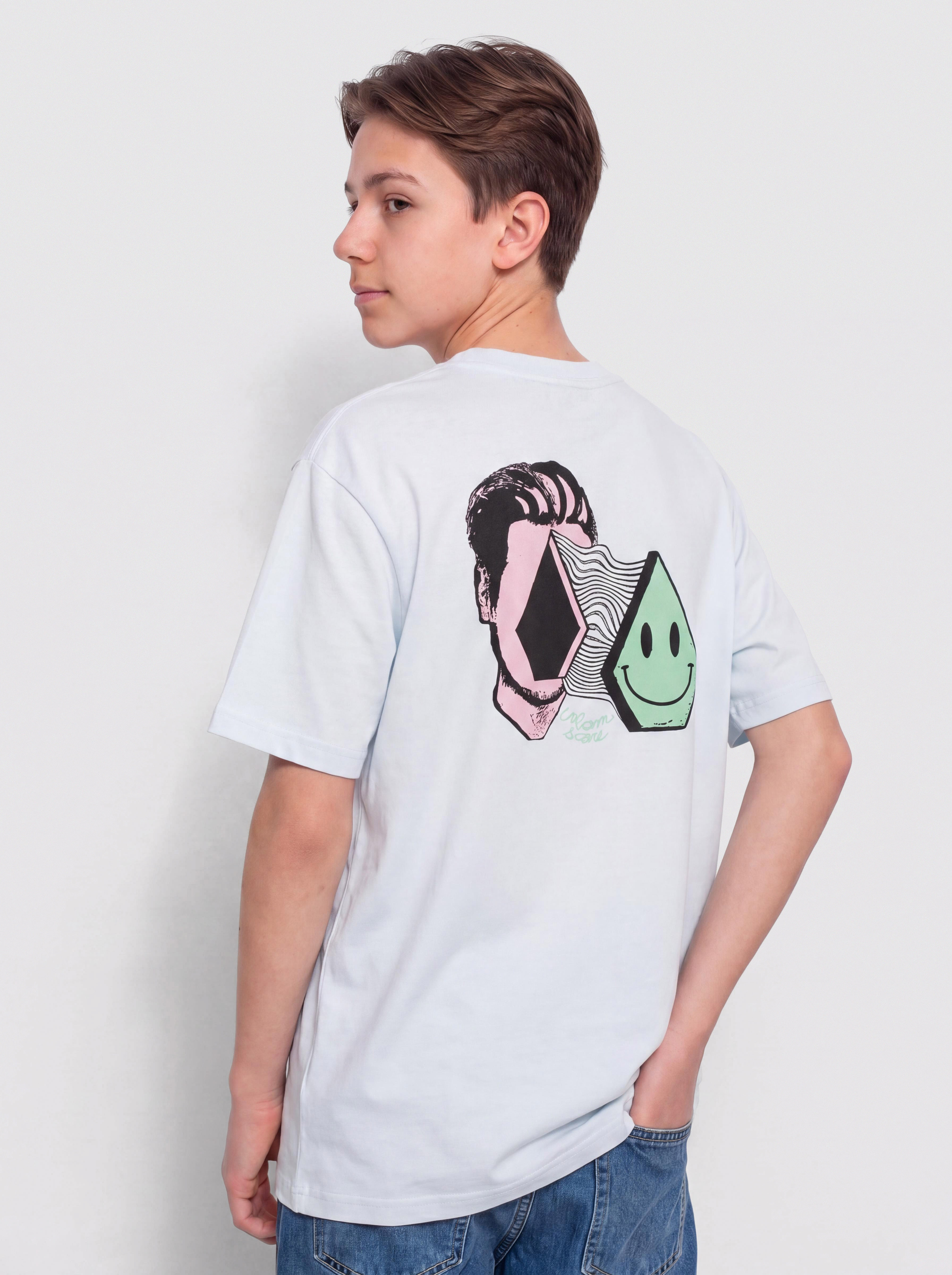 Футболка Volcom Aura Bsc JR (light blue acid)