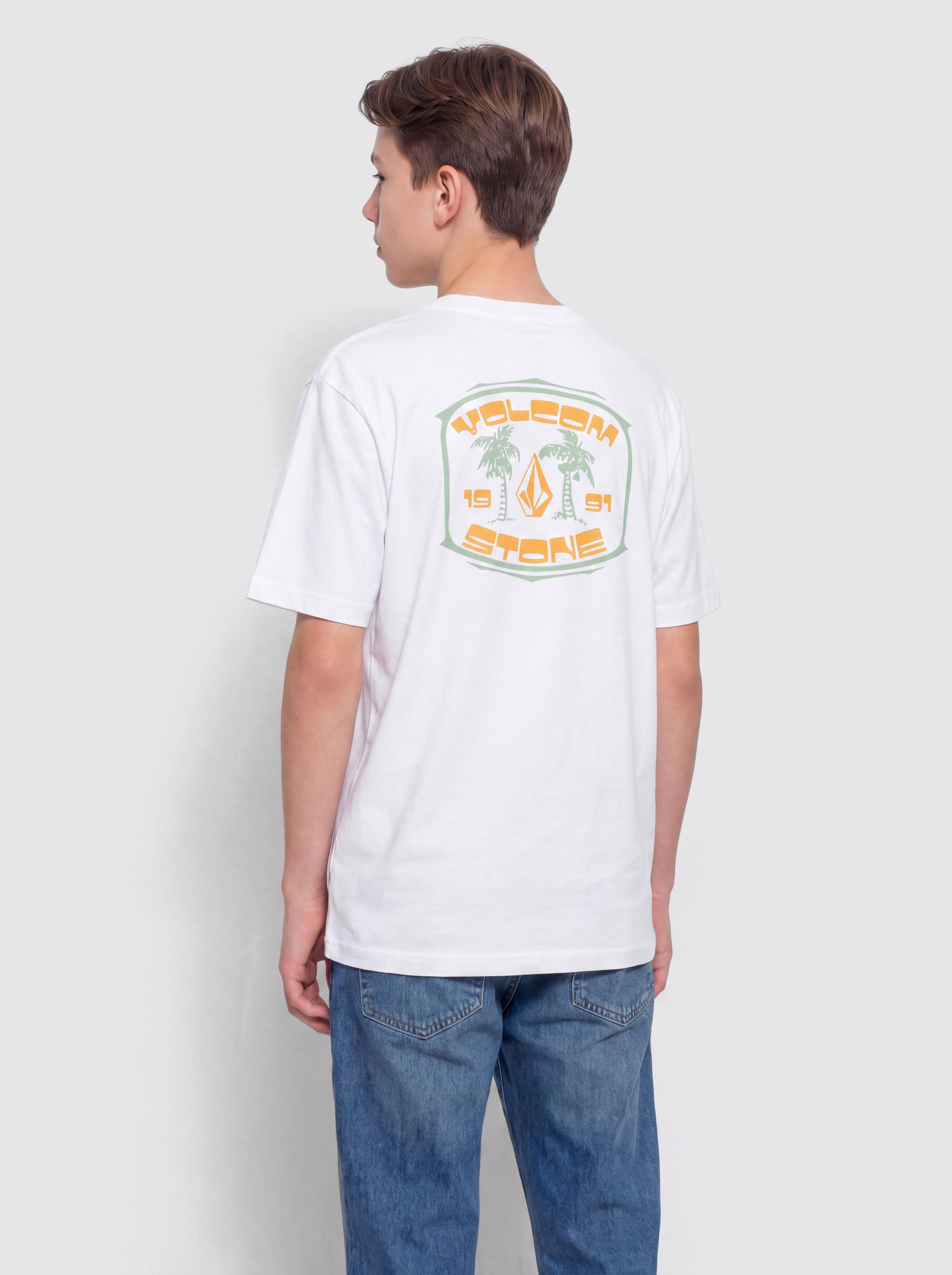 Футболка Volcom 91 Palm Bsc JR (white)