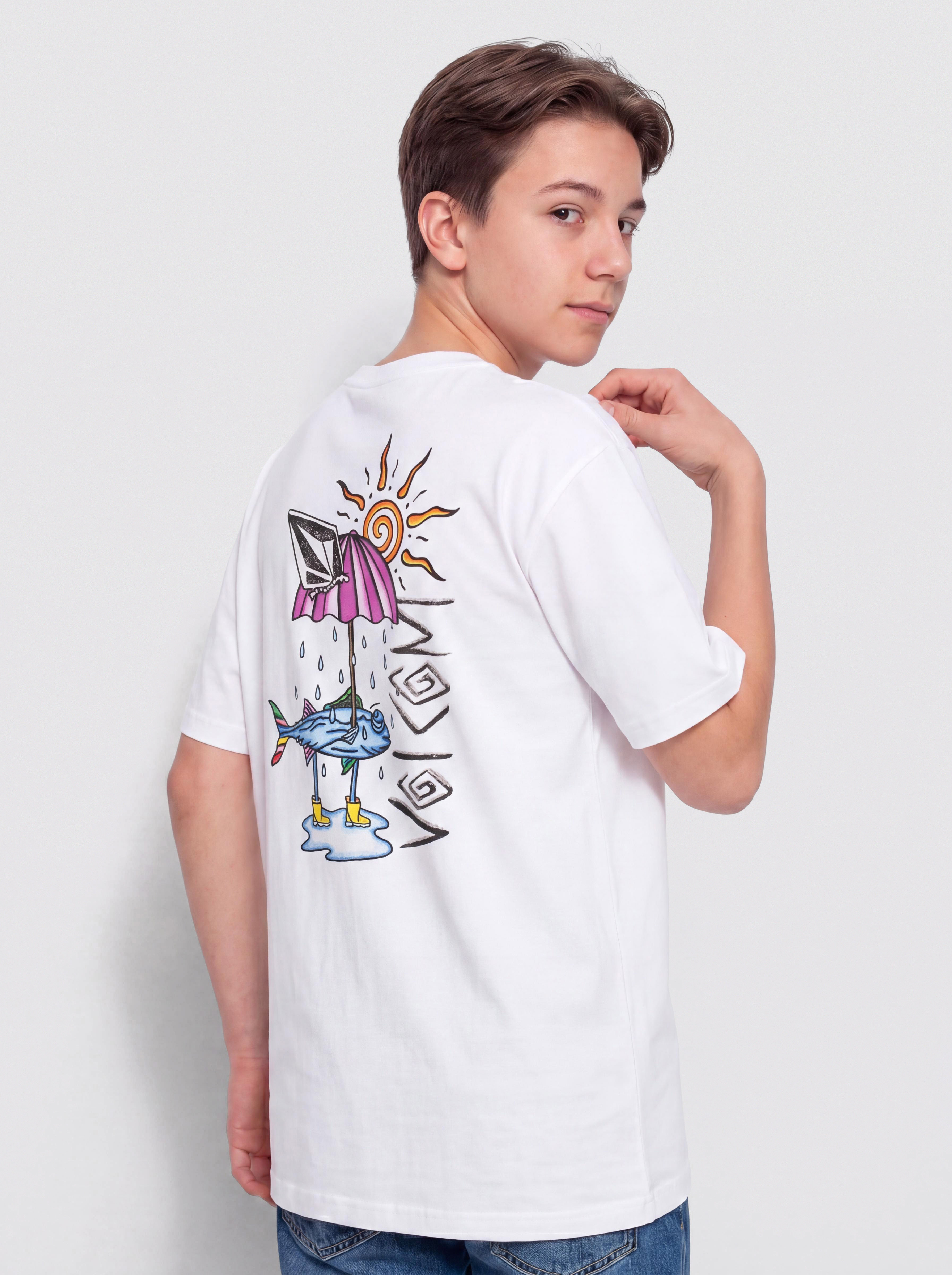 Футболка Volcom Sunfish Bsc JR (white)