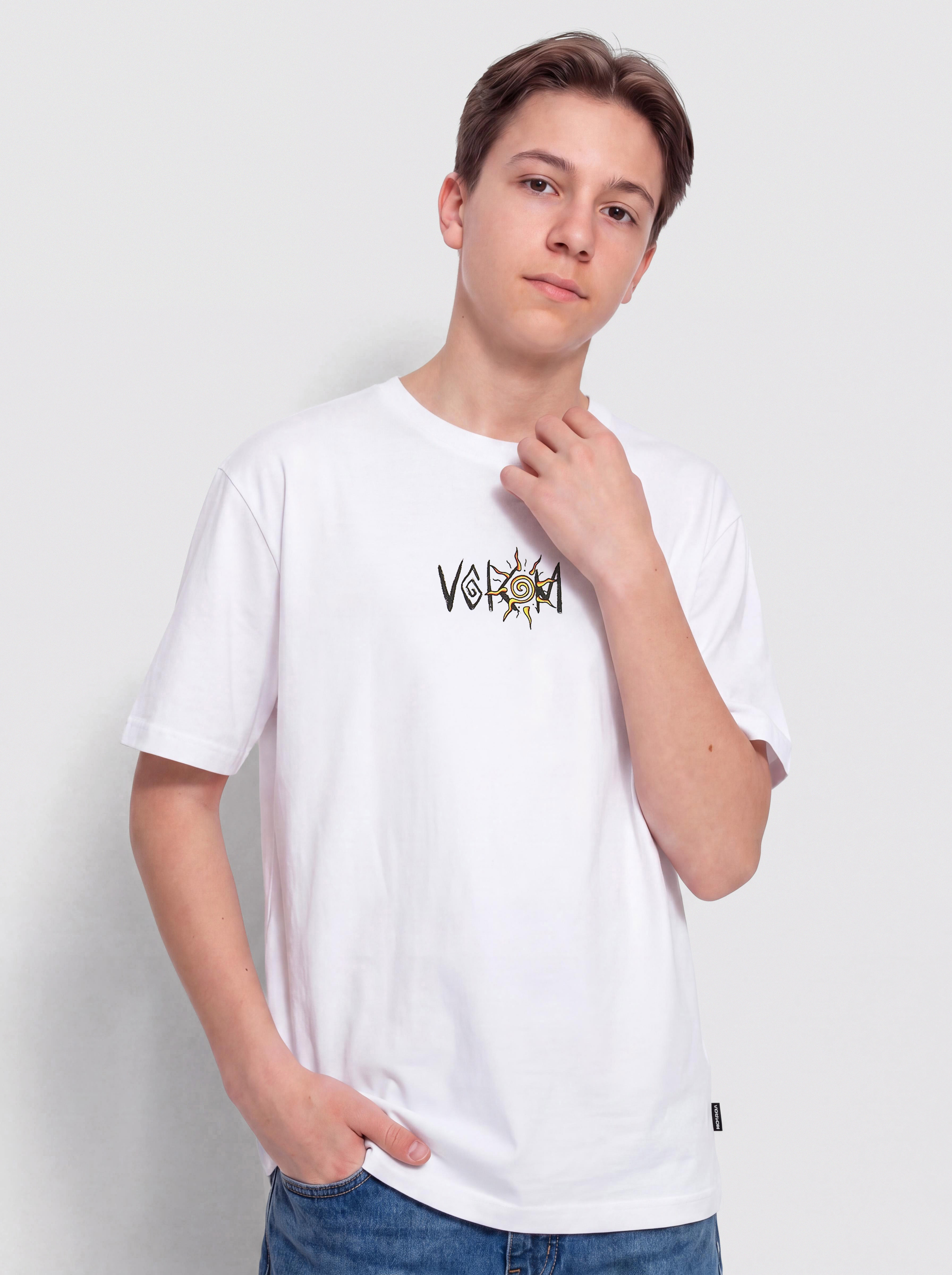 Футболка Volcom Sunfish Bsc JR (white)