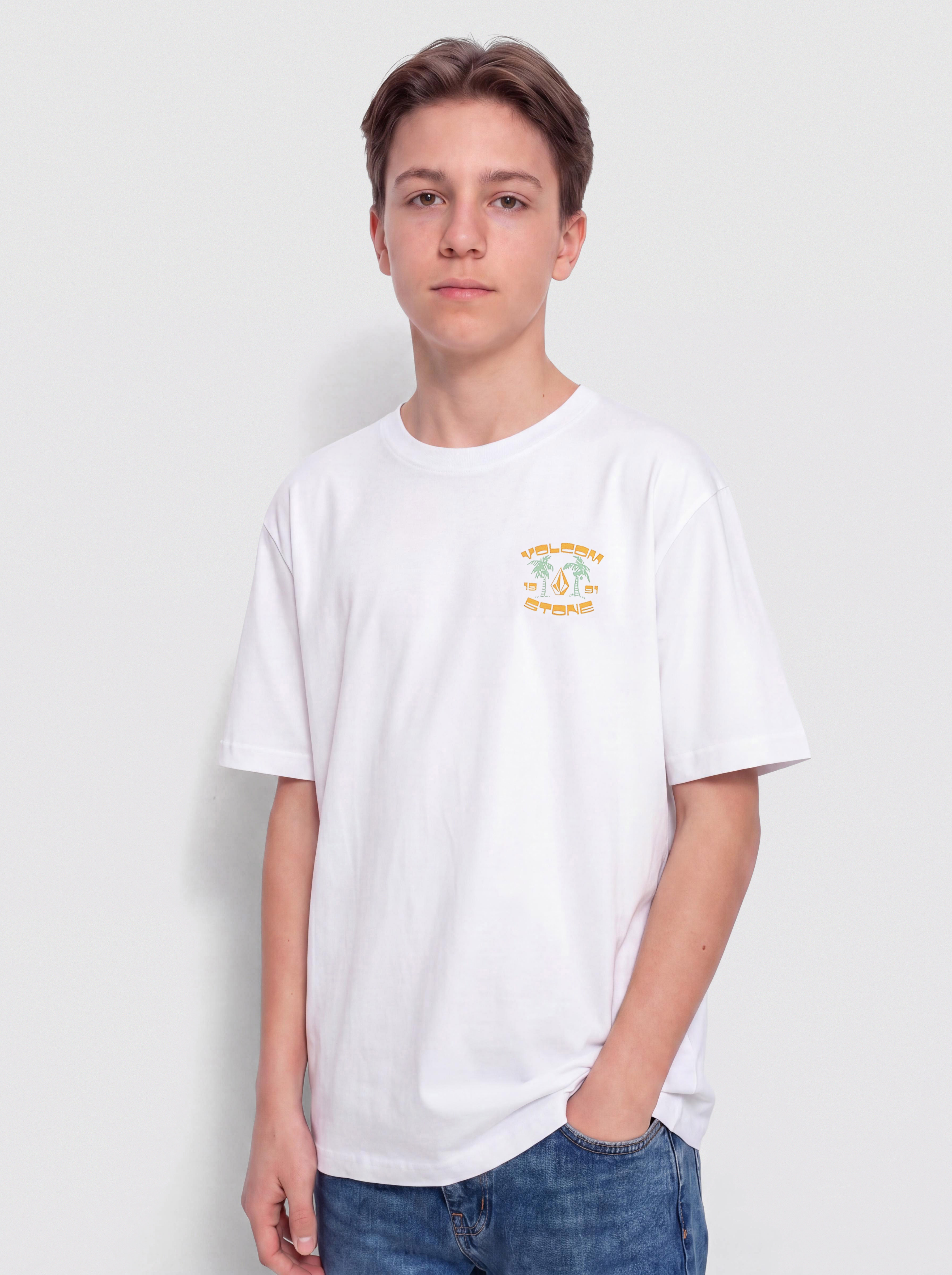 Футболка Volcom 91 Palm Bsc JR (white)