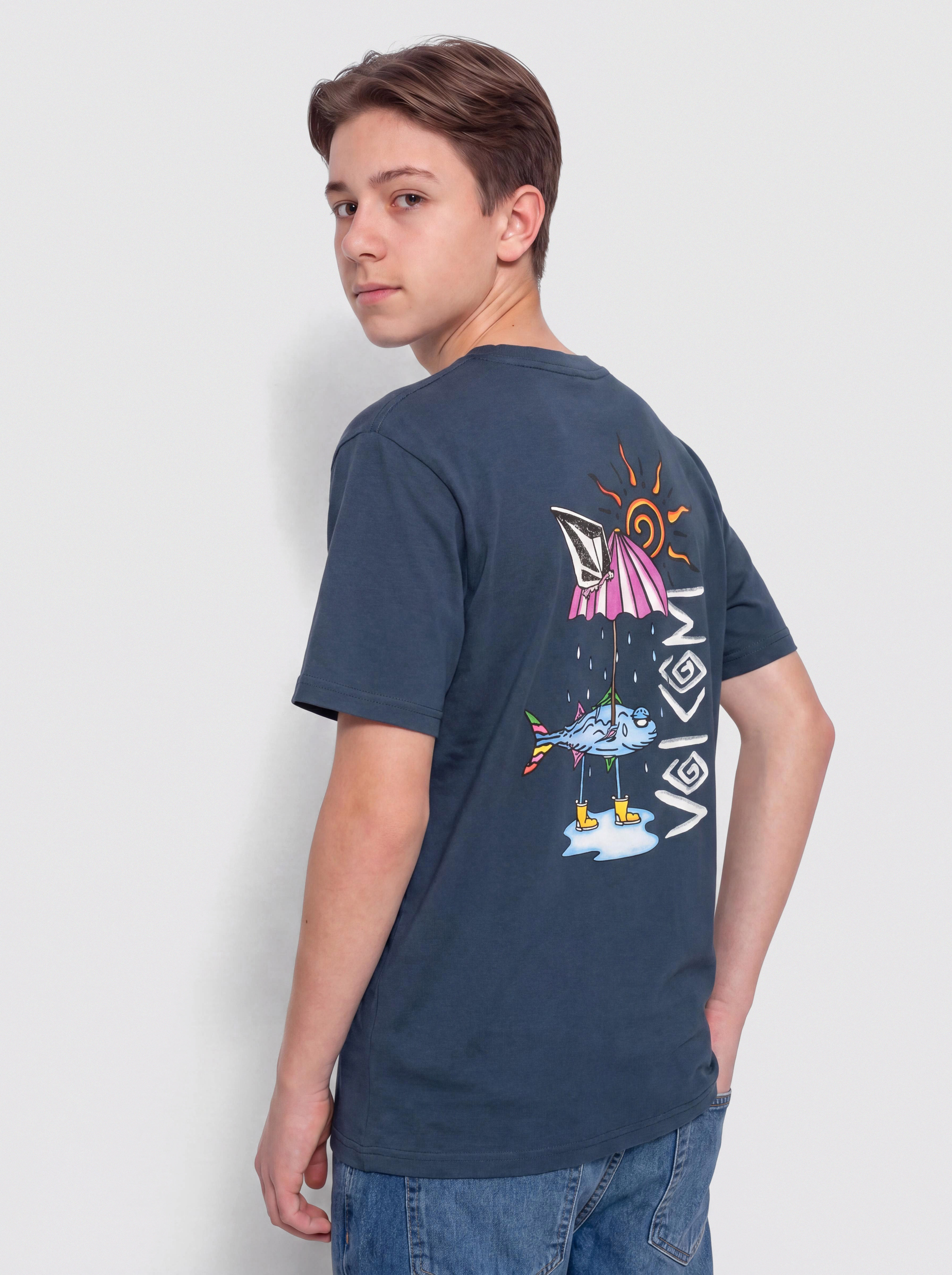 Футболка Volcom Sunfish Bsc JR (dust bowl indigo)