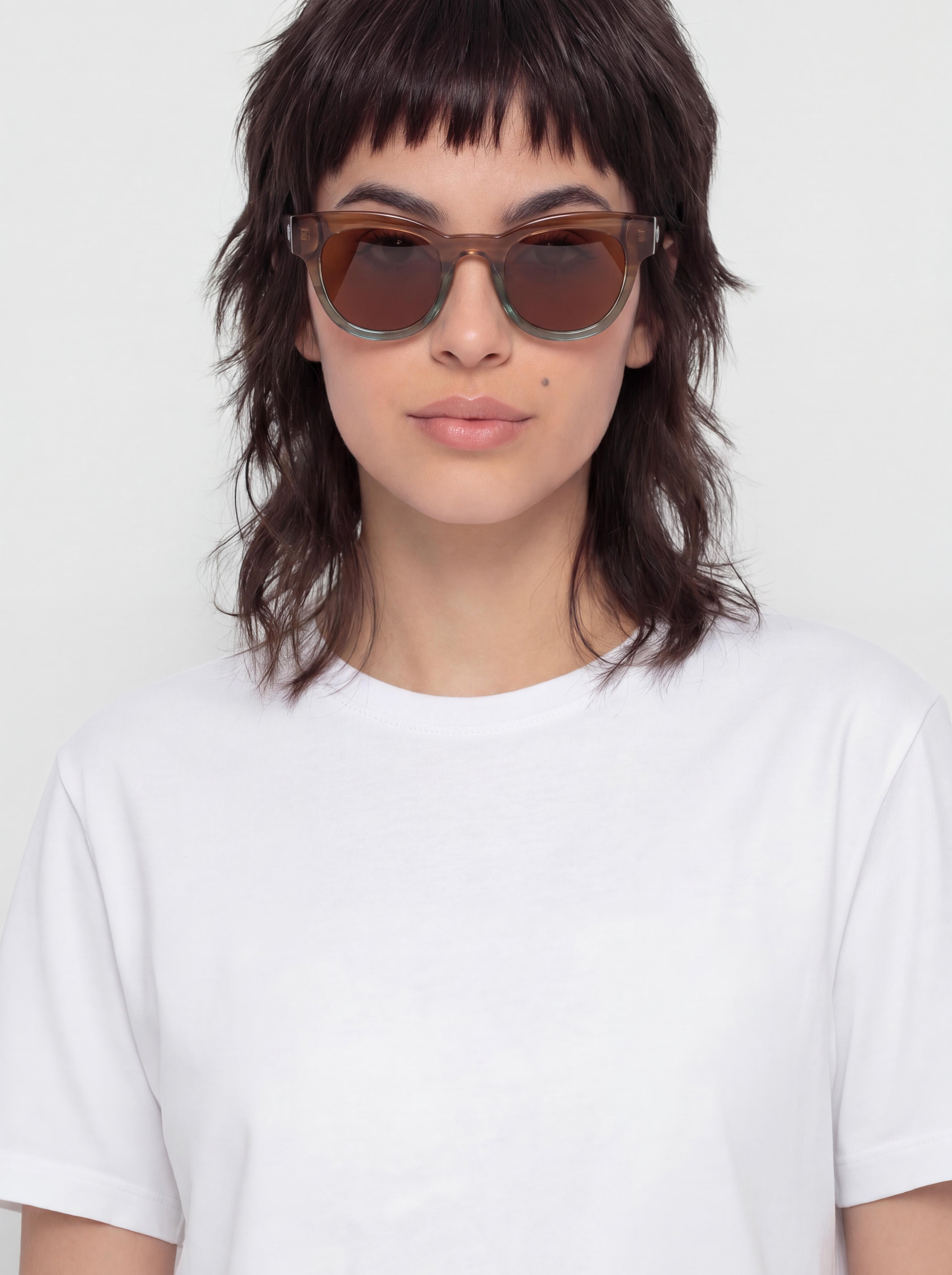 Сонцезахисні окуляри Dragon Jett Wmn (brown teal gradient/lumalens rose copper ion)