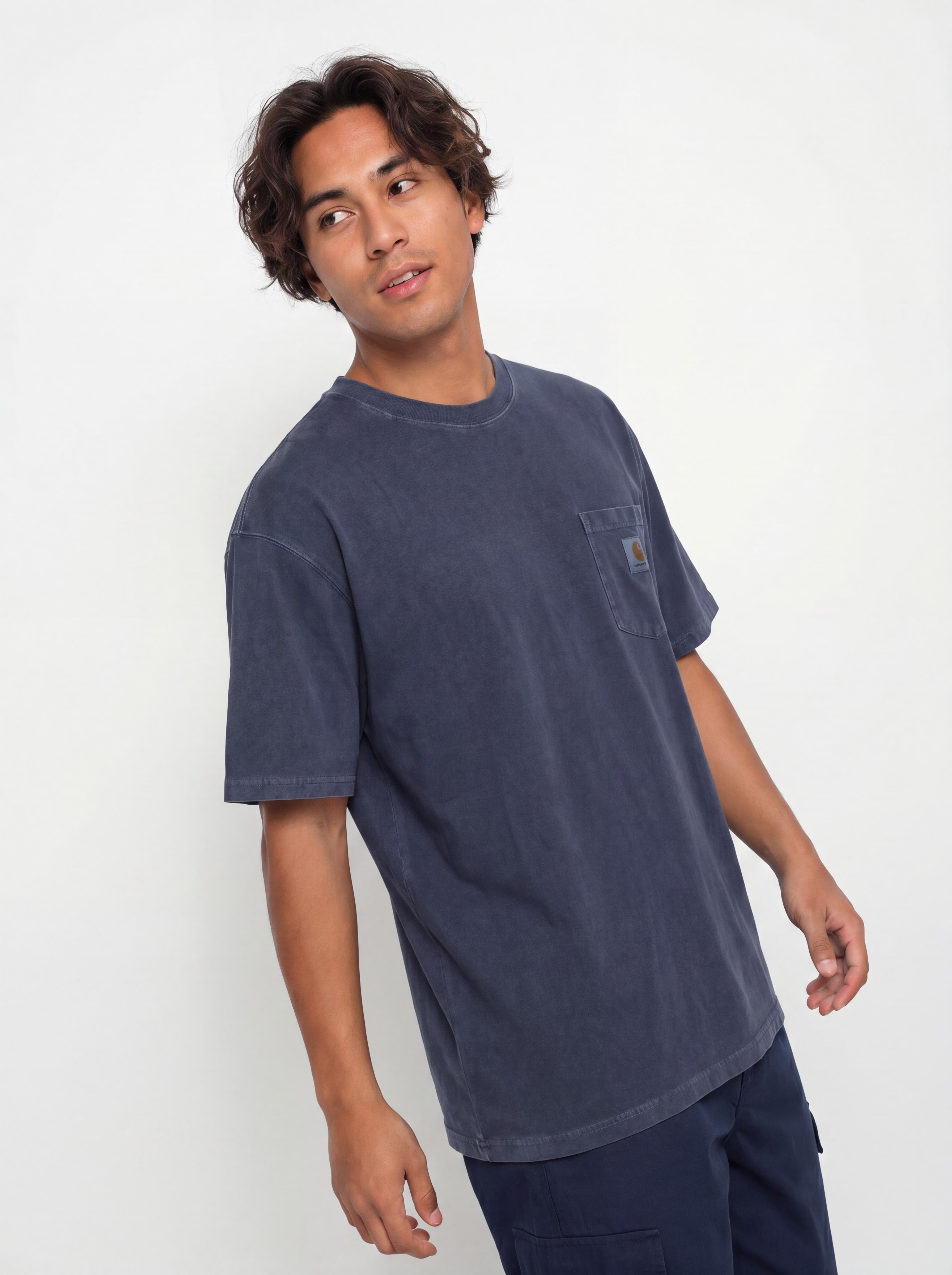 Футболка Carhartt WIP Loose Pocket (dark navy)