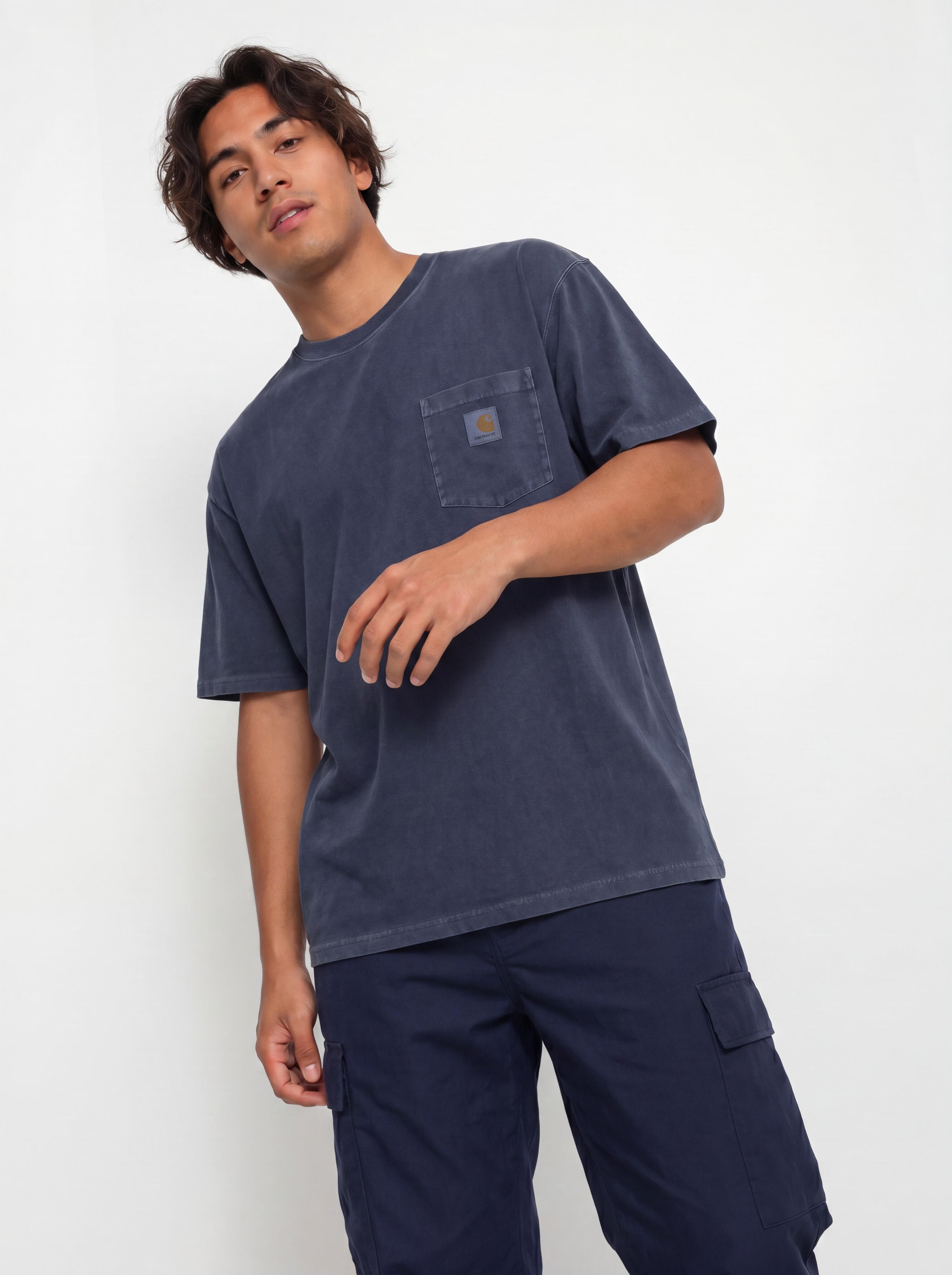 Футболка Carhartt WIP Loose Pocket (dark navy)