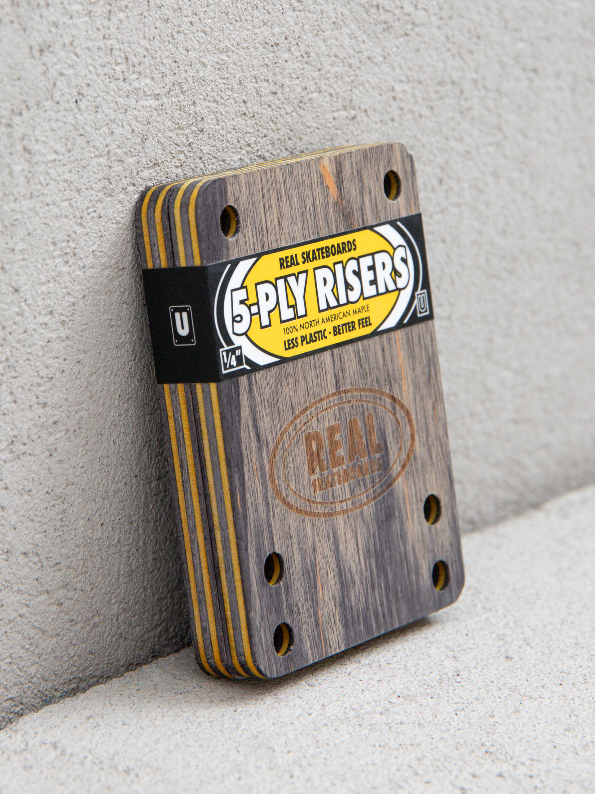 Підкладки Real 5 Ply Risers (black/yellow)