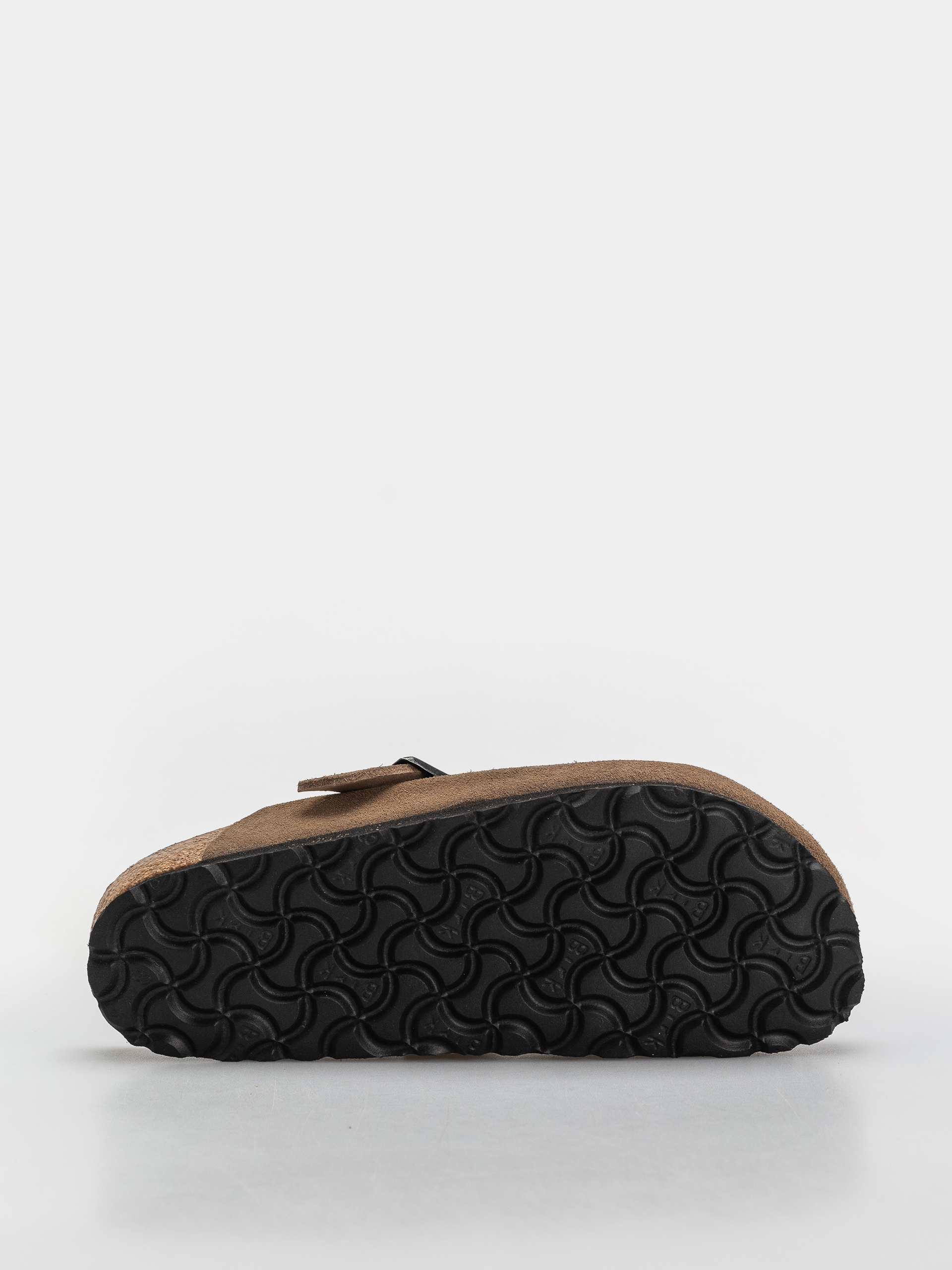 Шльопанці Birkenstock Boston Suede Leather Narrow (dark tea)