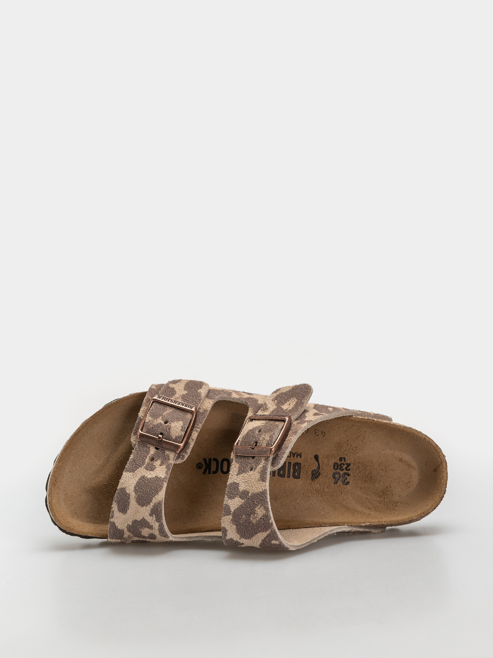 Шльопанці Birkenstock Arizona Suede Leather Narrow (leo sandcastle)
