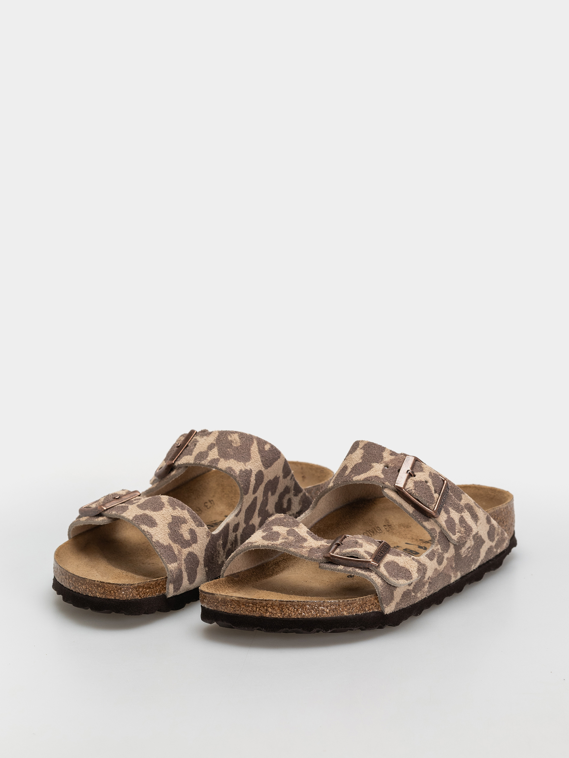 Шльопанці Birkenstock Arizona Suede Leather Narrow (leo sandcastle)