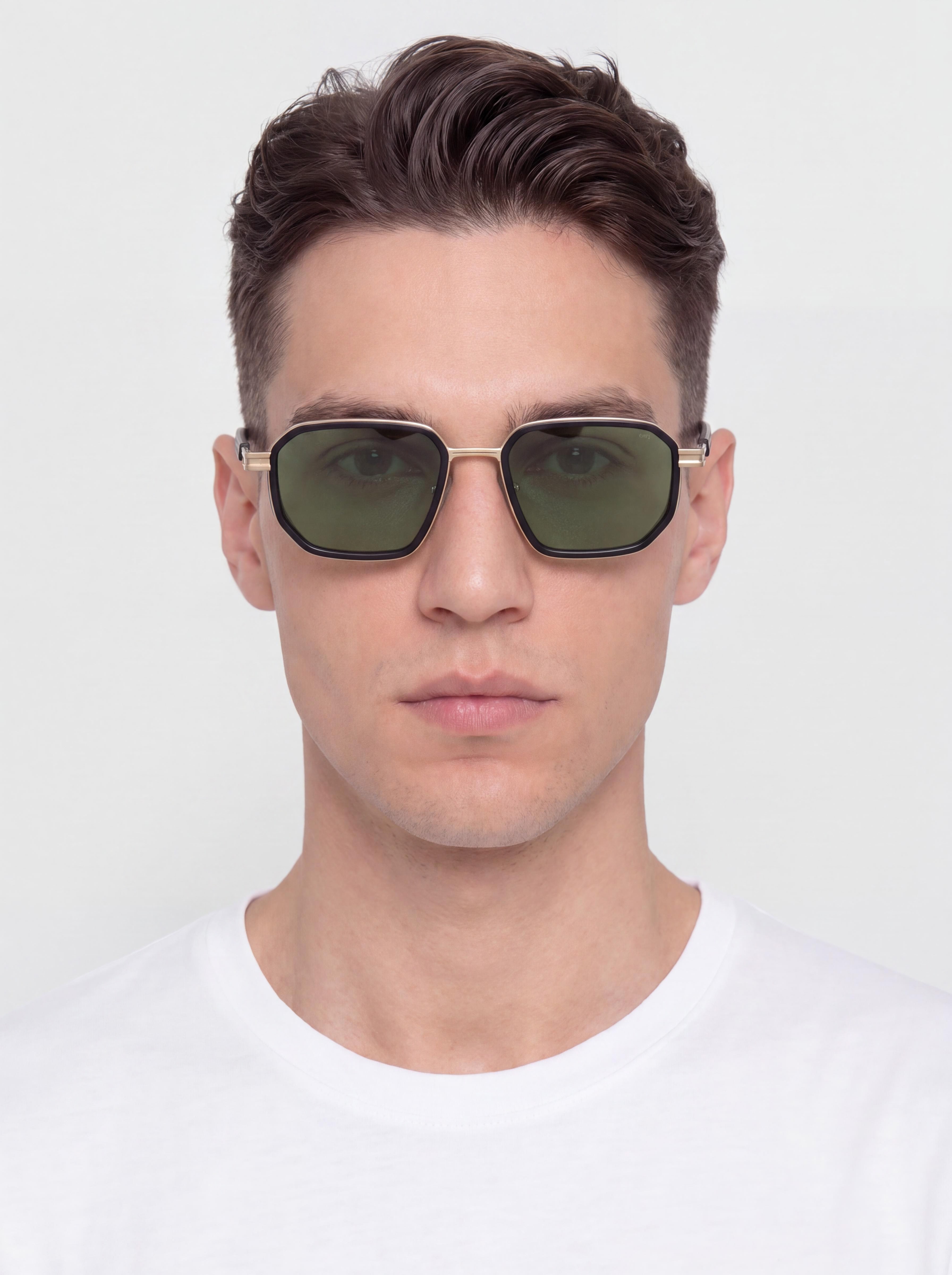 Сонцезахисні окуляри Komono Harvey (white gold black)