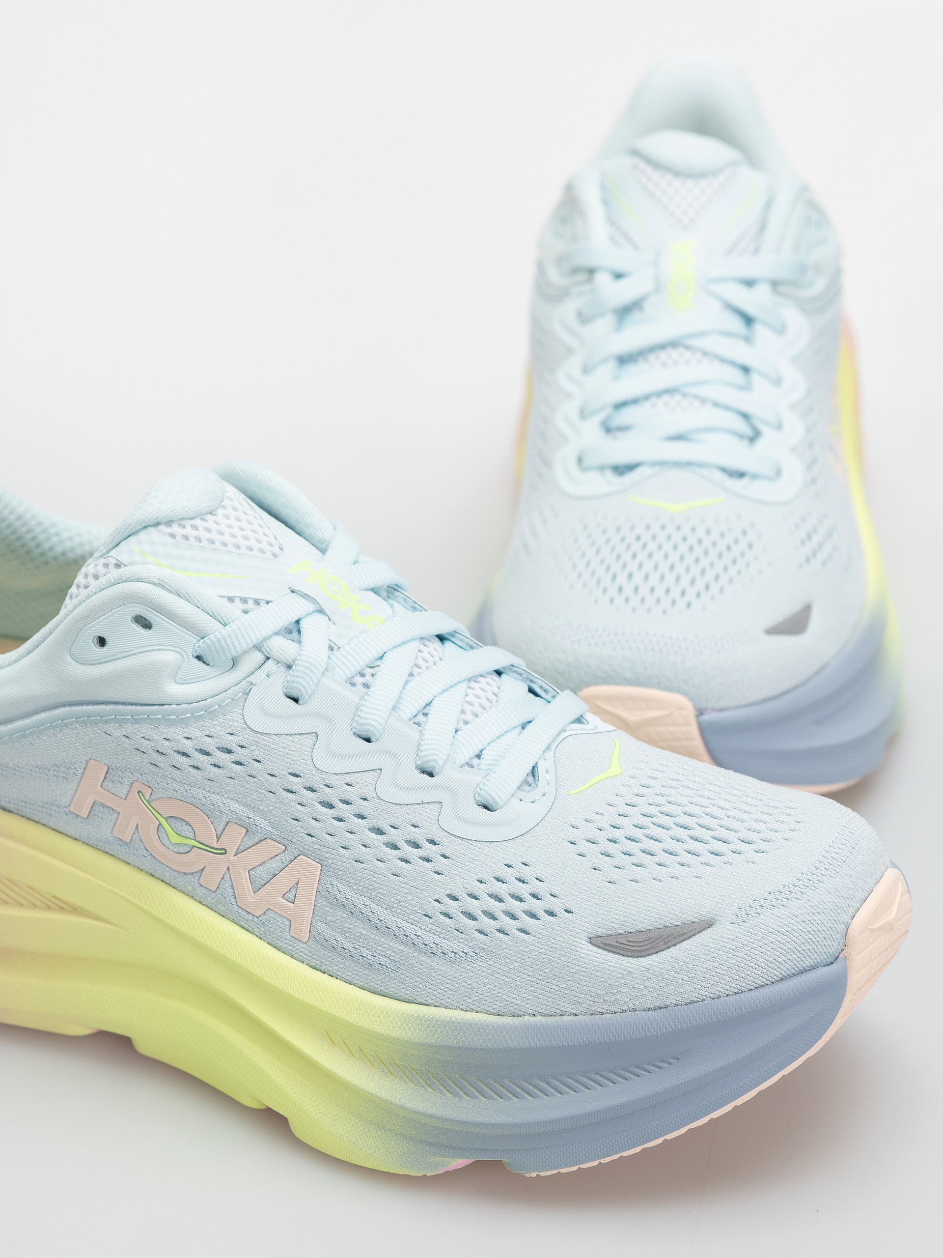 Взуття Hoka Bondi 9 Wmn (glimmering blue/overcast)