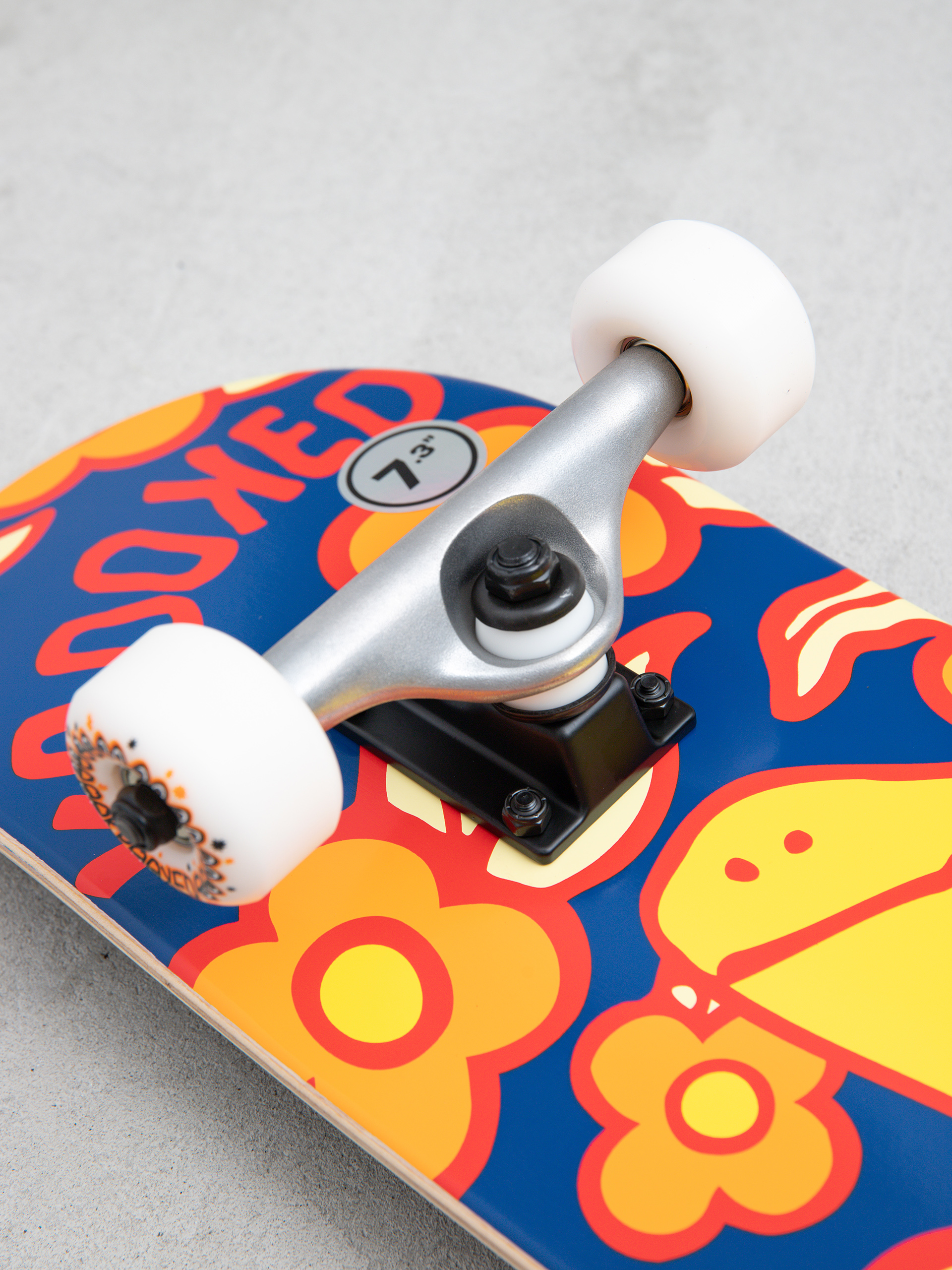 Скейтборд Krooked Shmoo Vibes (navy/yellow)
