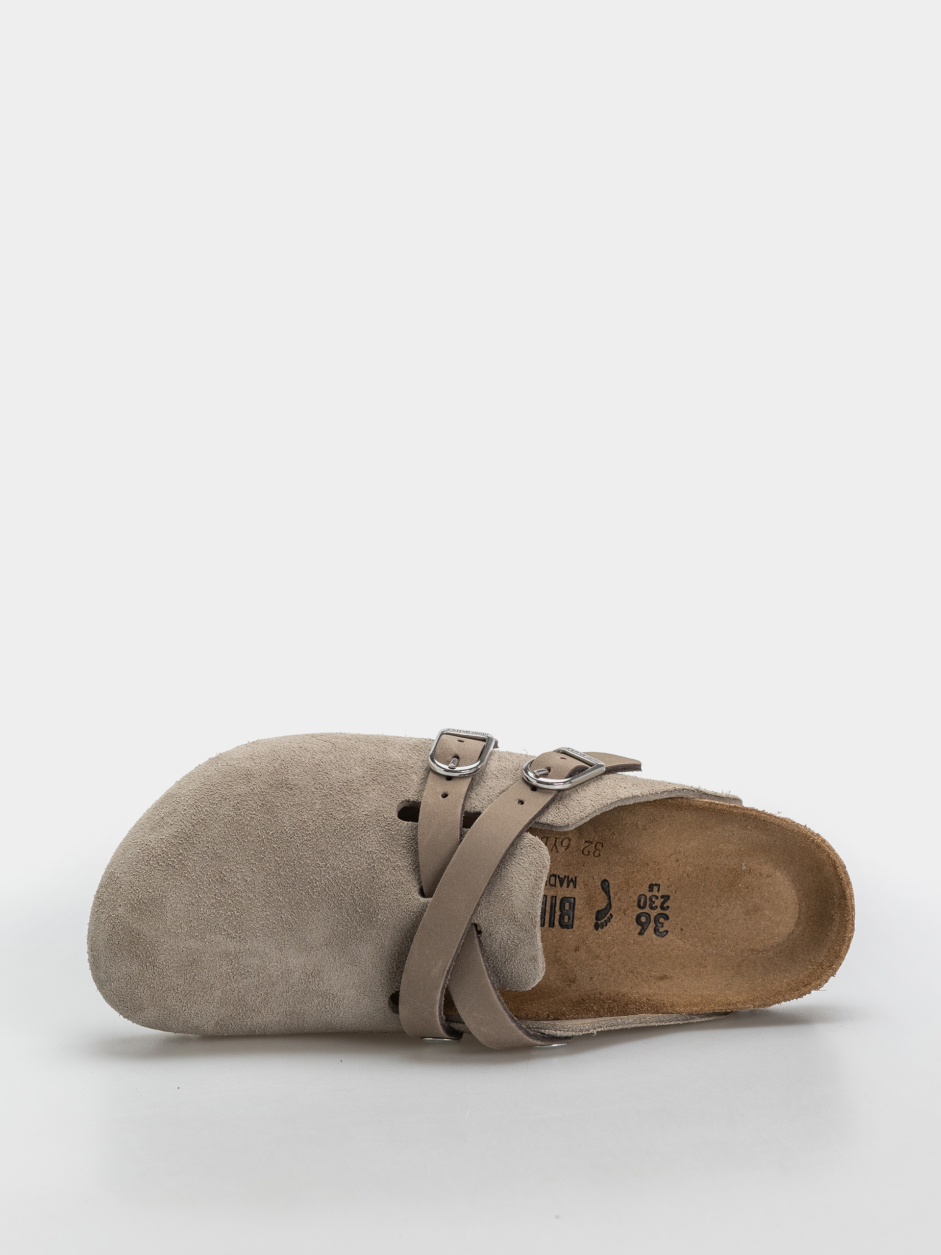 Шльопанці Birkenstock Blair Suede Leather Narrow Wmn (taupe)