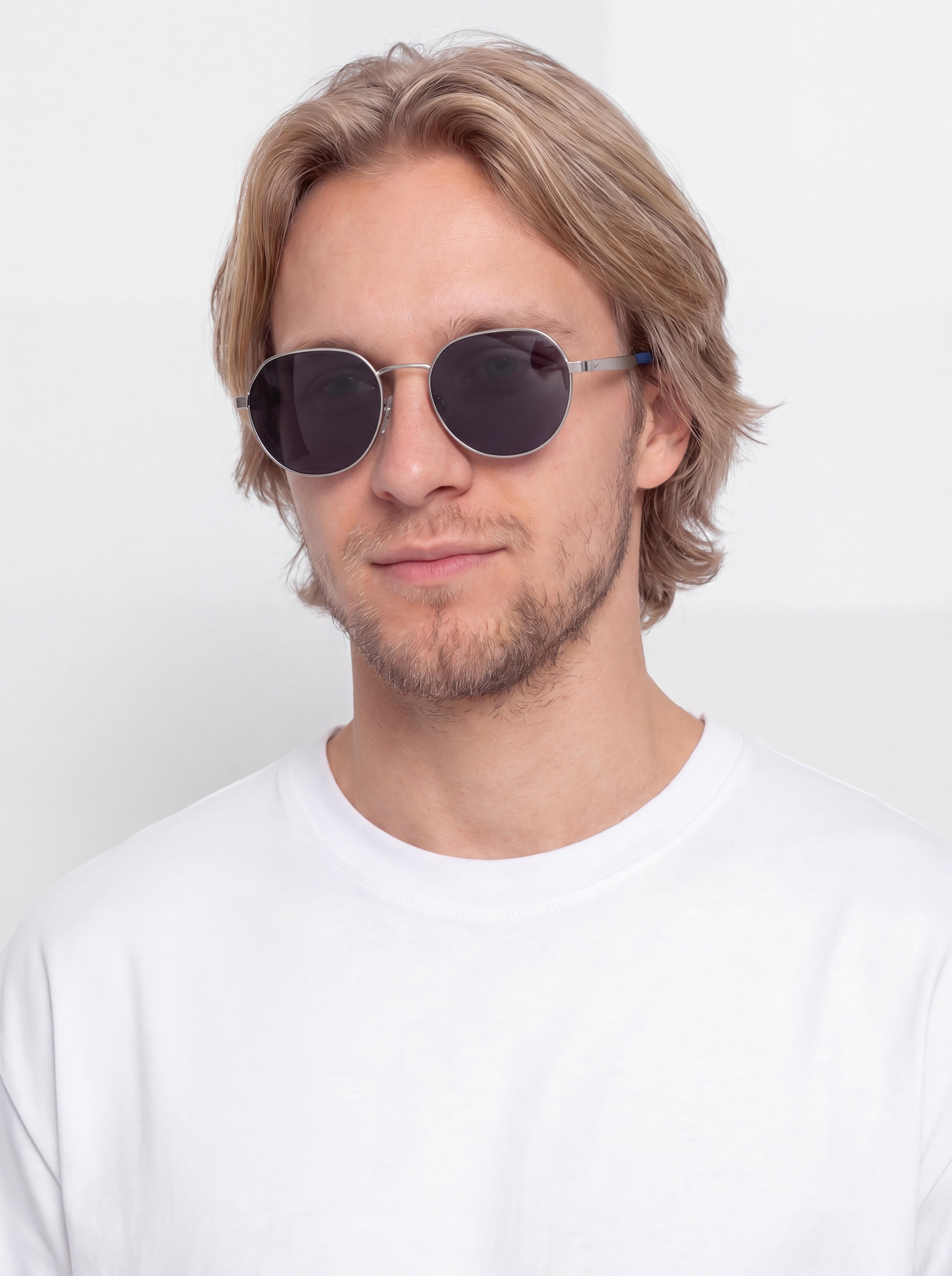 Сонцезахисні окуляри Nike Traveler Trend (satin silver/blue)