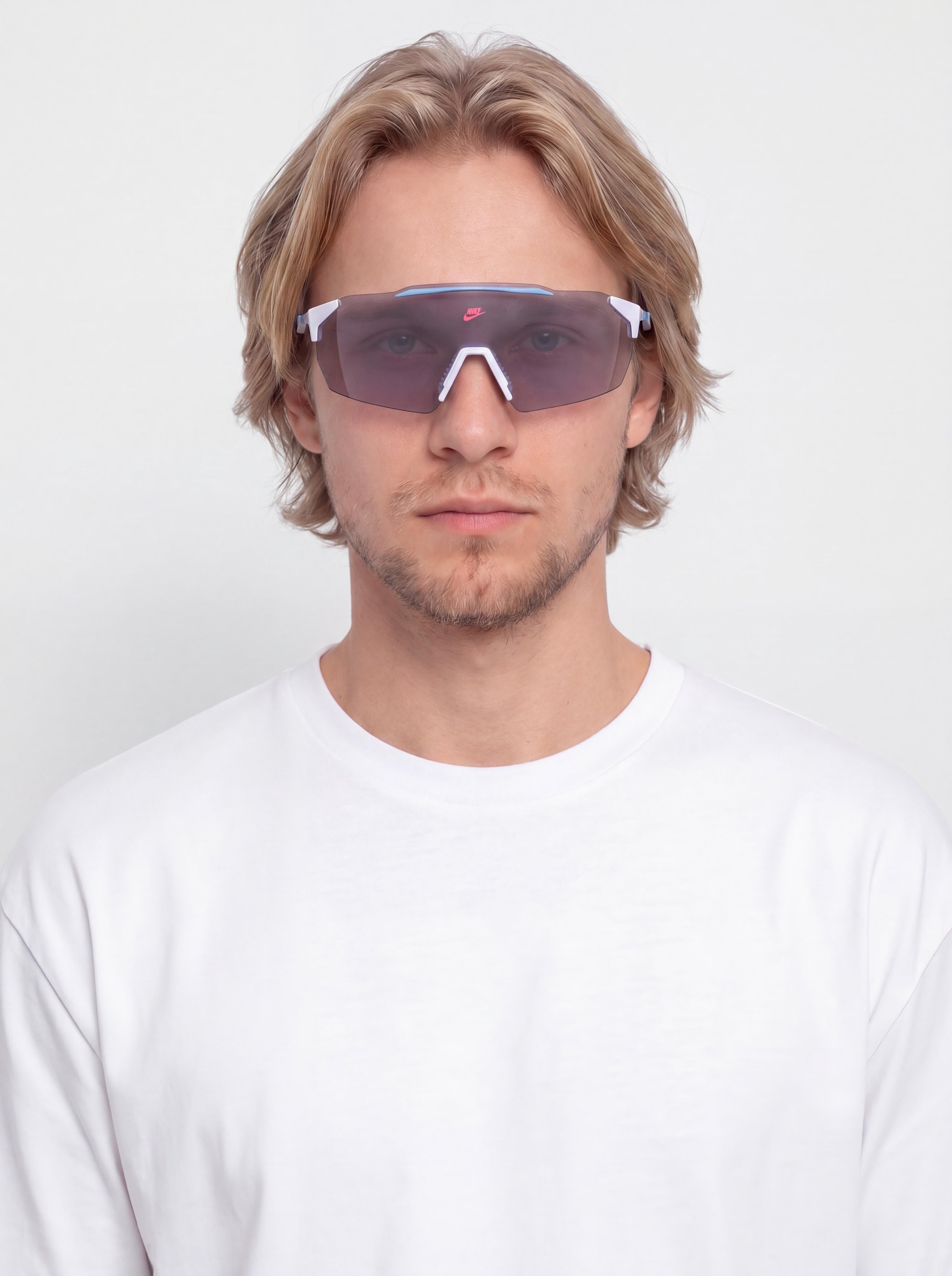 Сонцезахисні окуляри Nike Limitless Shield (amethyst tint/blue flash)