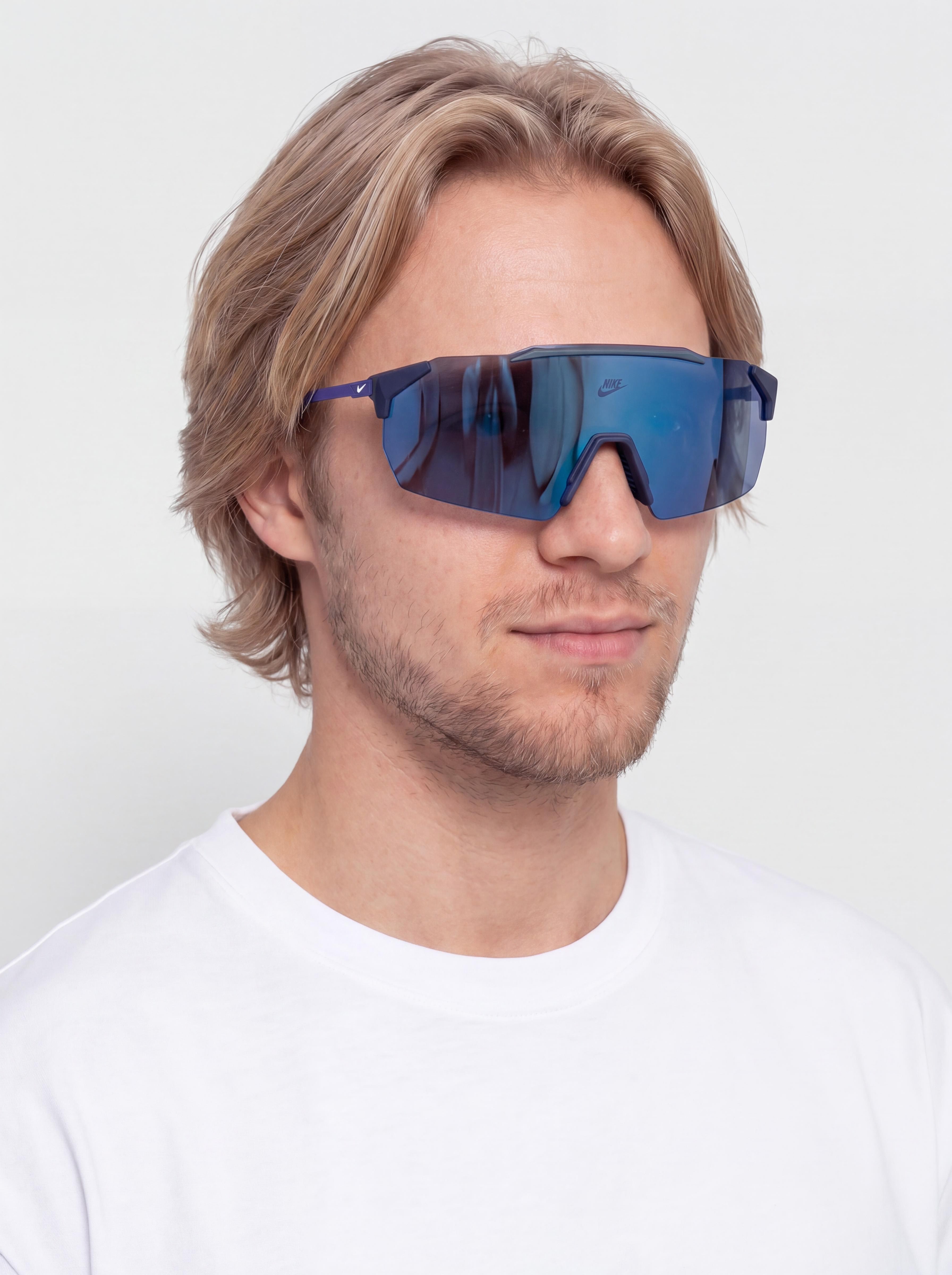 Сонцезахисні окуляри Nike Limitless Shield (blue void/blue mirror)