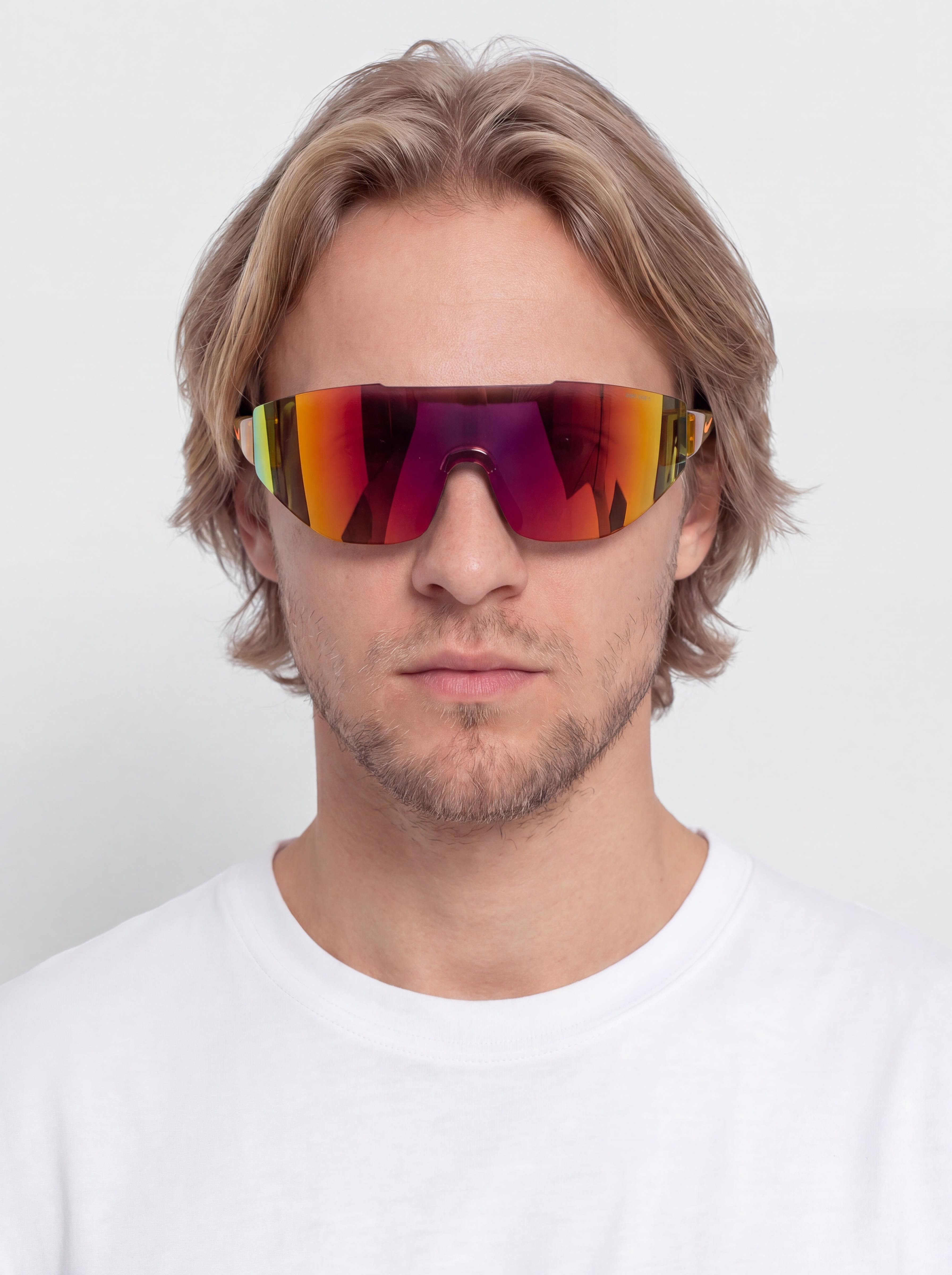 Сонцезахисні окуляри Nike Athena Edge (black/orange mirror)