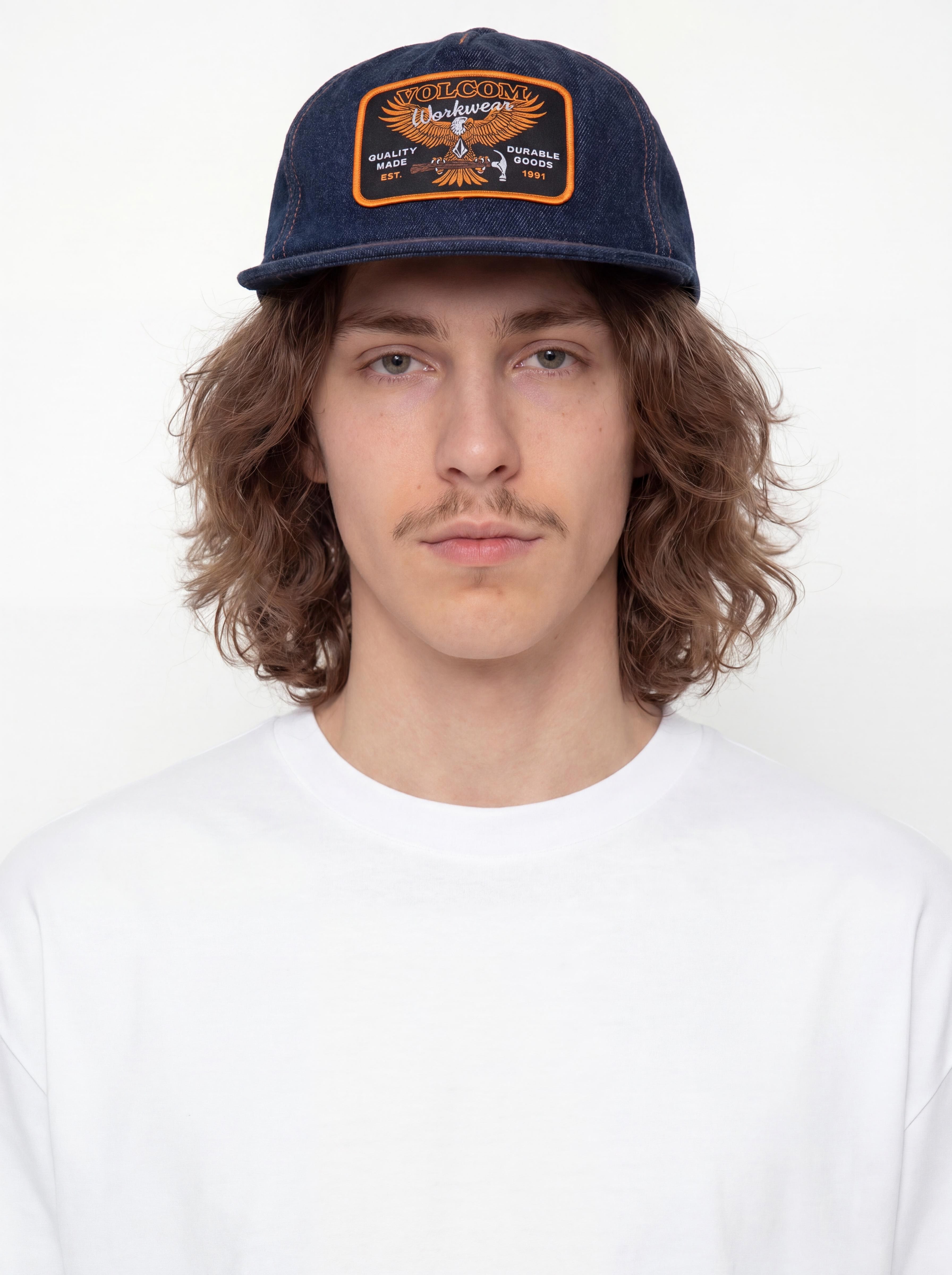 Кепка Volcom Hammered Workwear (dust bowl indigo)