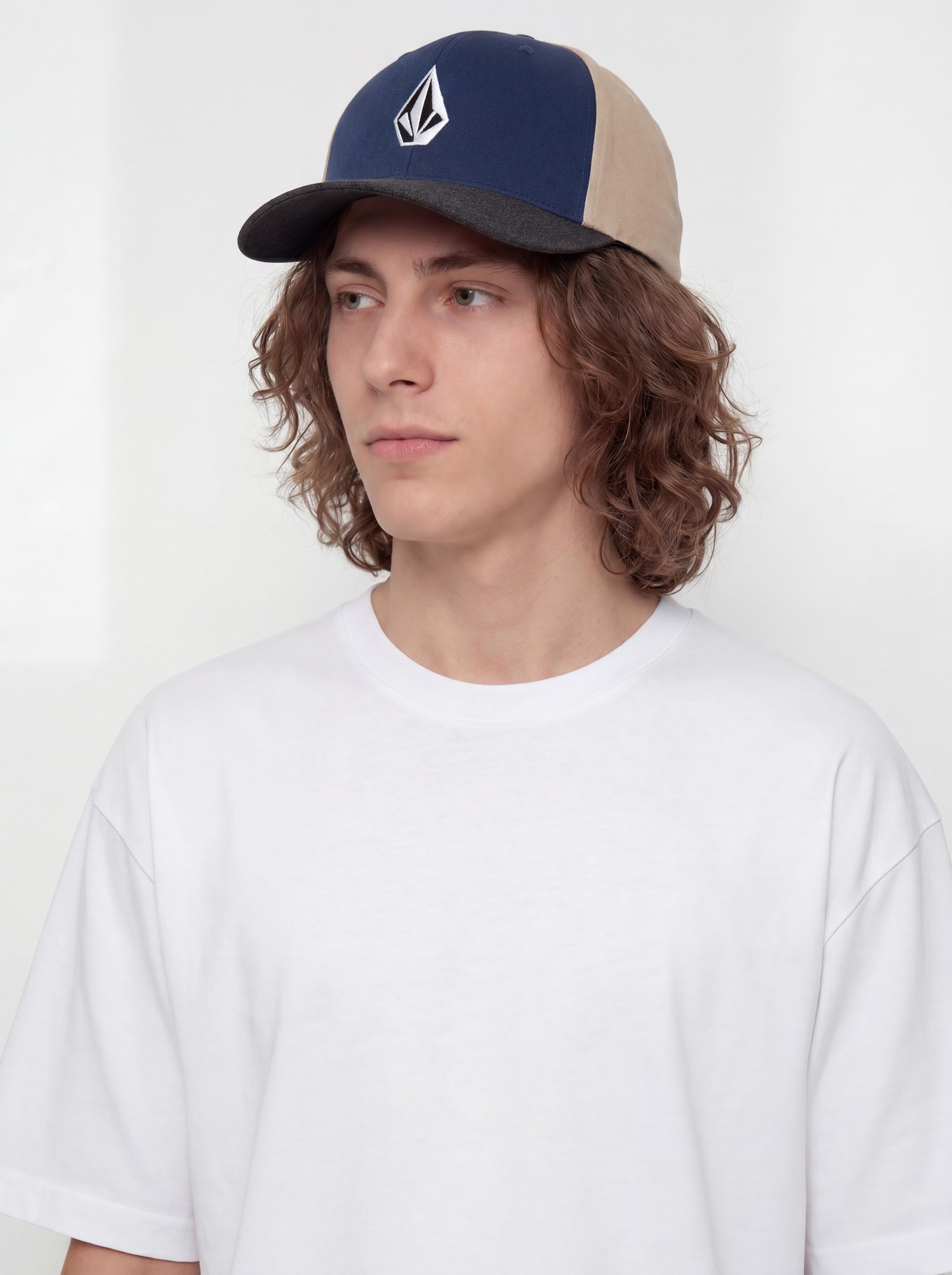 u041au0435u043fu043au0430 Volcom Full Stone Hthr Flexfit (dust bowl indigo)