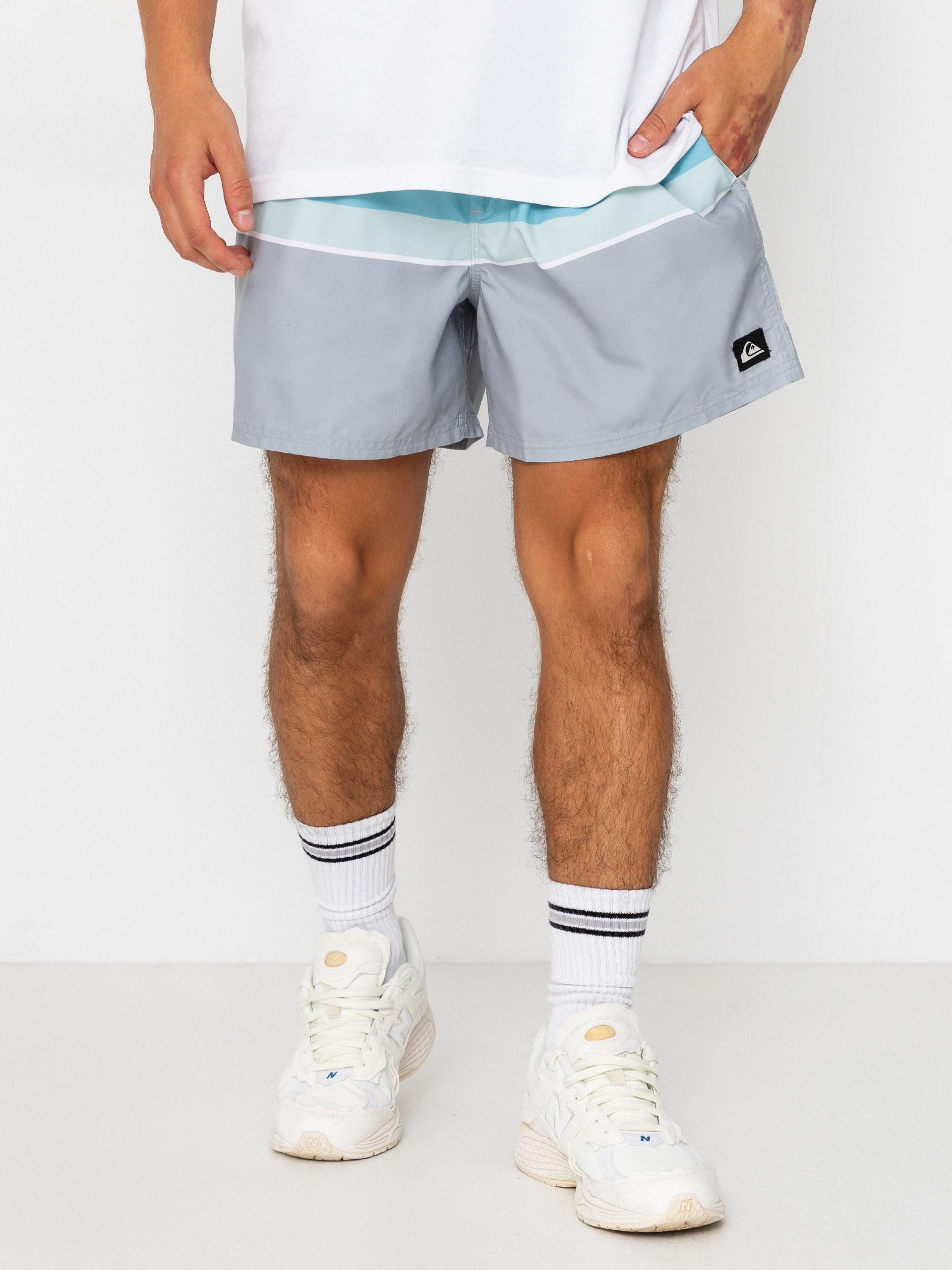 u041fu043bu044fu0436u043du0456 u0448u043eu0440u0442u0438 Quiksilver Everyday Printed Volley 15 (quarry outside stripe)
