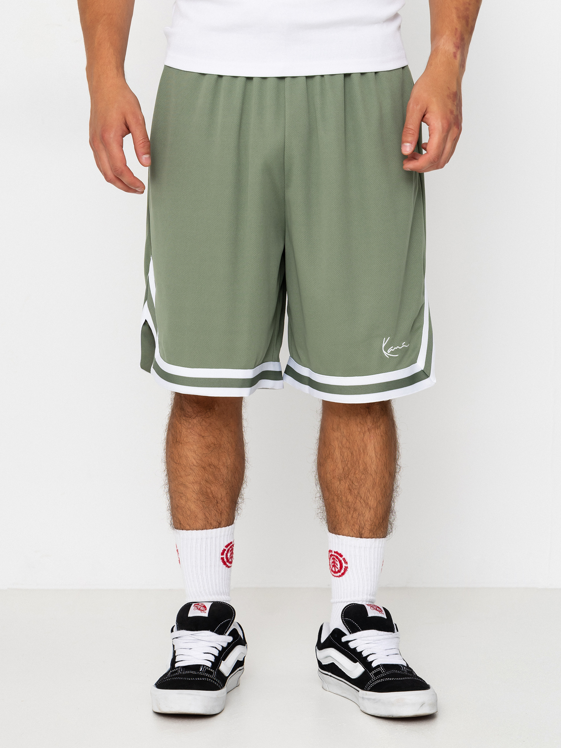 u0428u043eu0440u0442u0438 Karl Kani Small Signature Essential Mesh (green)
