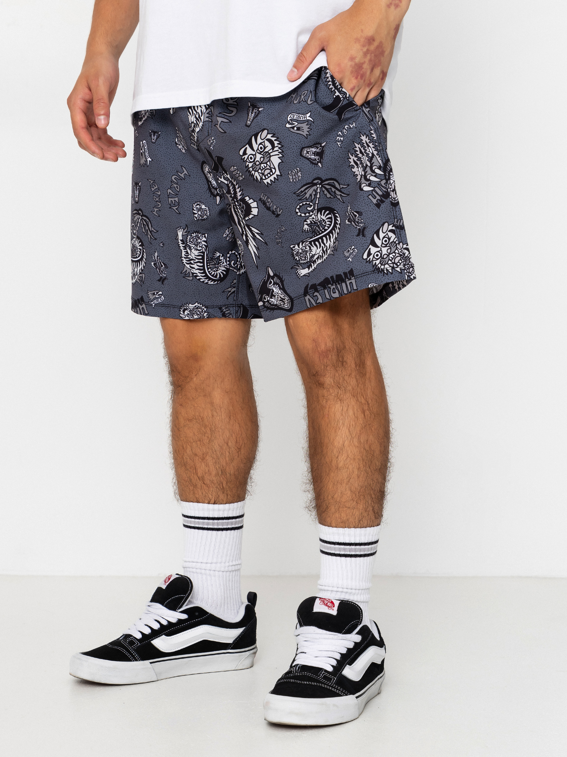 Шорти Hurley Volley Flex Art (black)