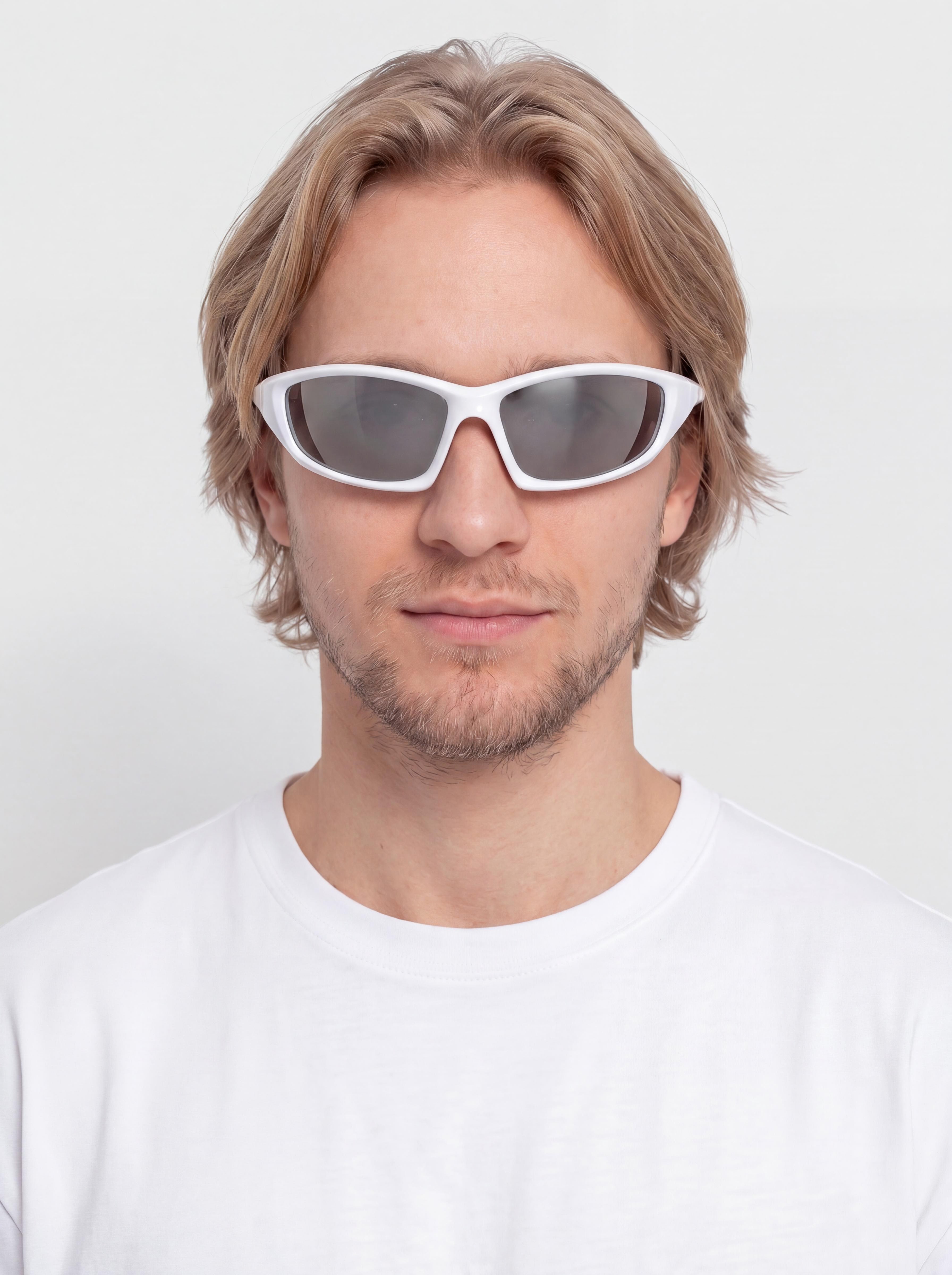 Сонцезахисні окуляри CHPO Kotti (white/silver mirror)