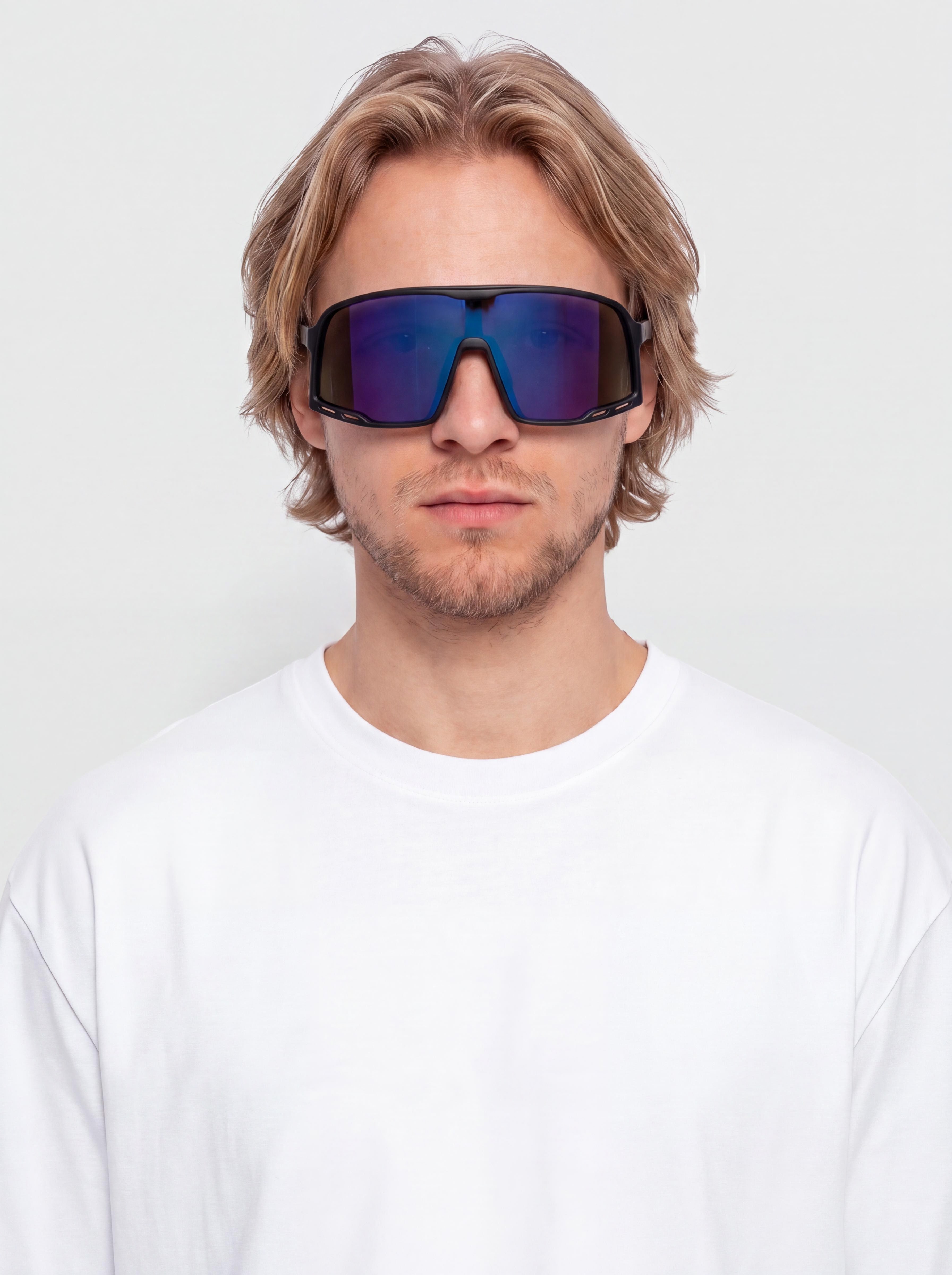 Сонцезахисні окуляри CHPO Henrik (matte black/purple mirror)