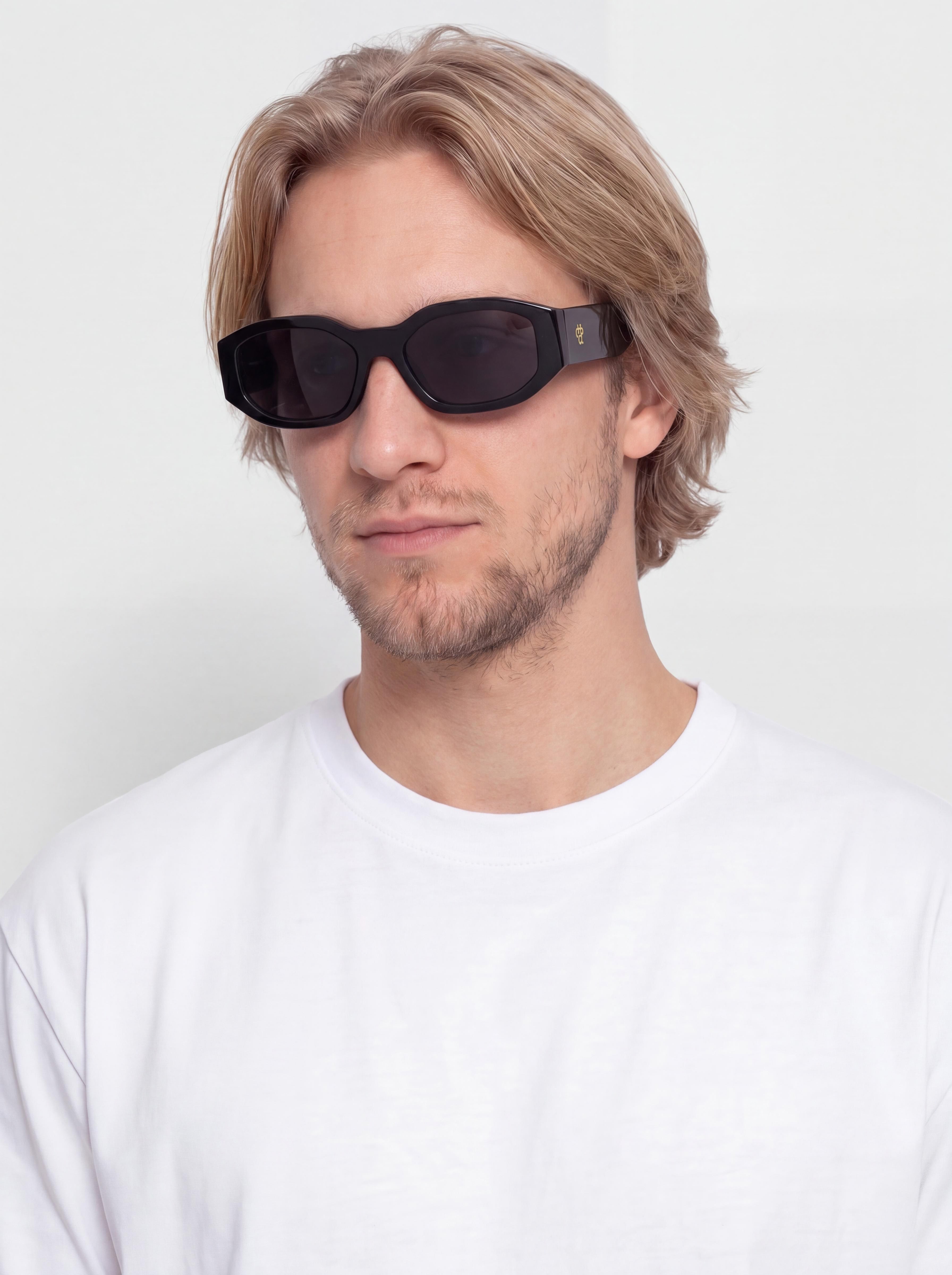 Сонцезахисні окуляри CHPO Brooklyn (matte black/black)