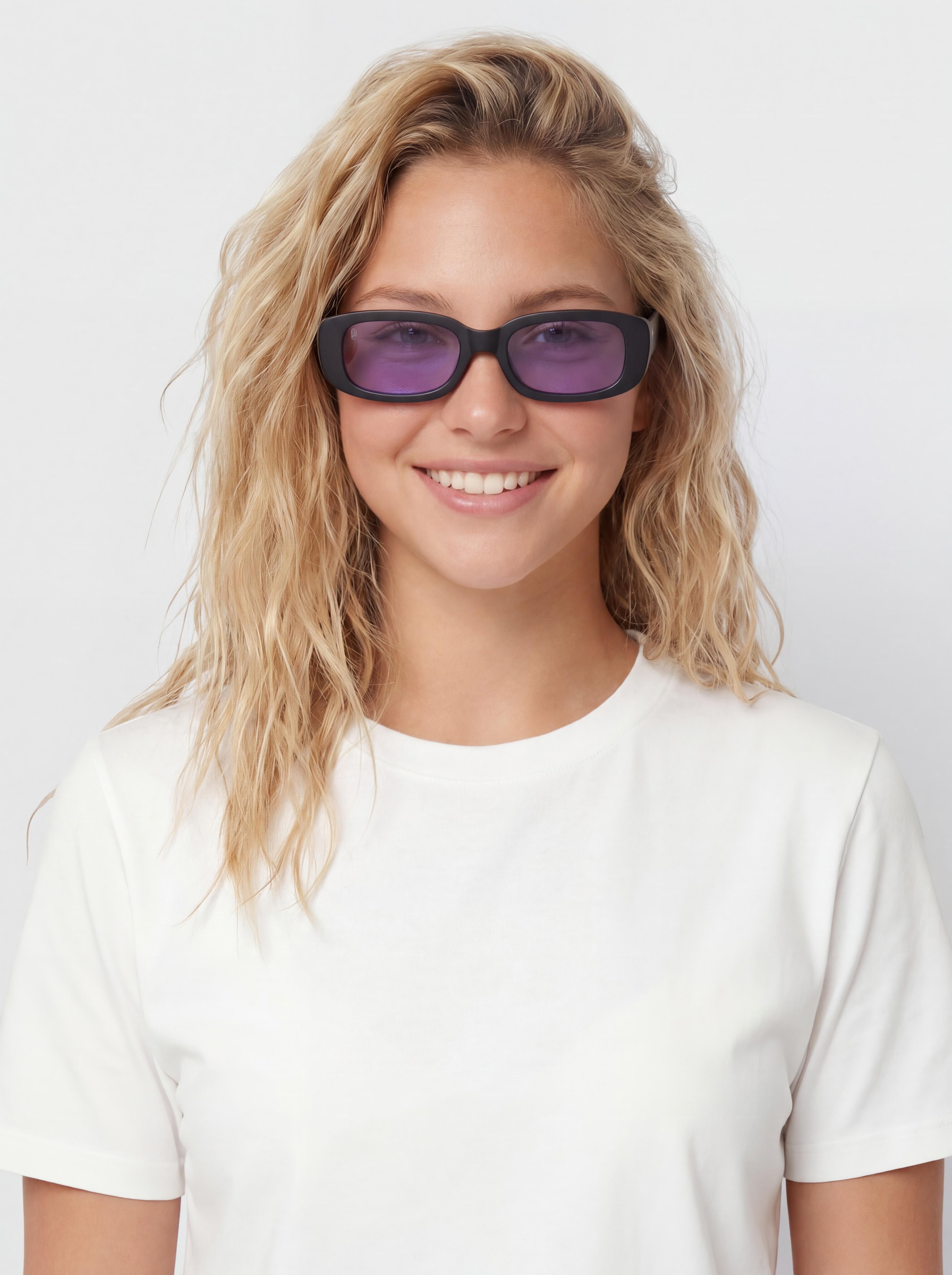 Сонцезахисні окуляри CHPO Nicole (matte black/purple)