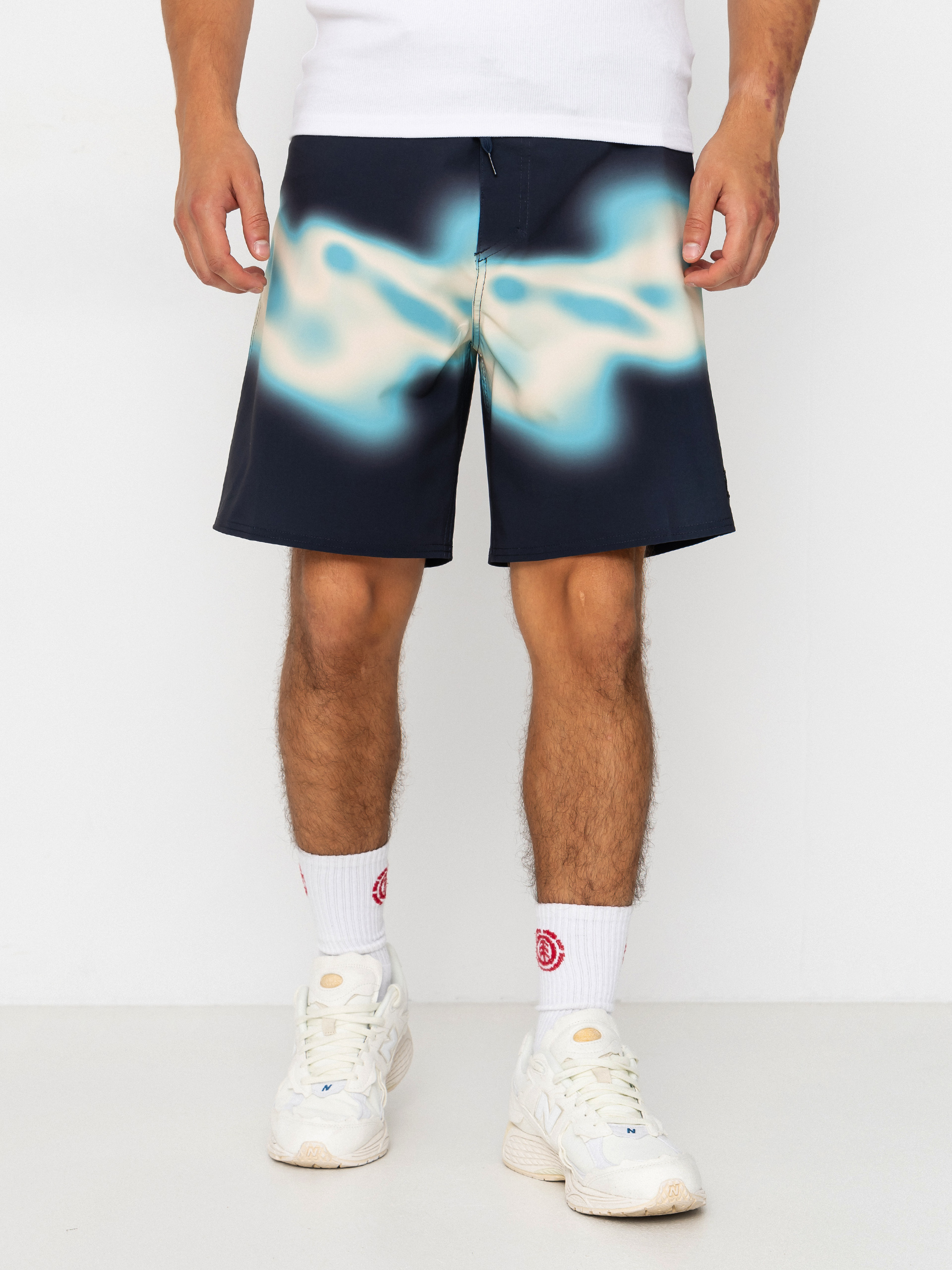 Пляжні шорти Quiksilver Surfsilk Straight 18 (dark navy thermo stripe)
