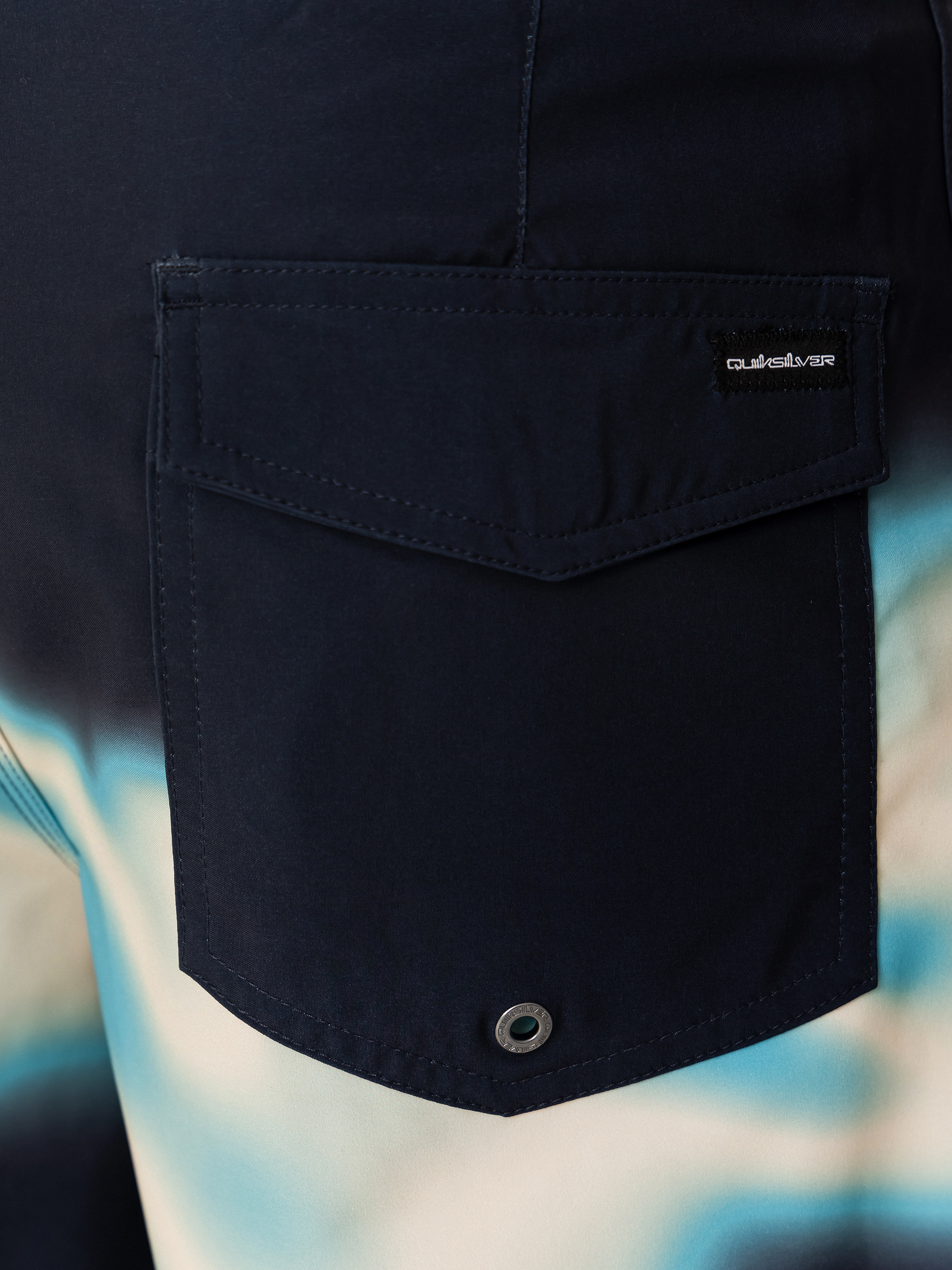 Пляжні шорти Quiksilver Surfsilk Straight 18 (dark navy thermo stripe)
