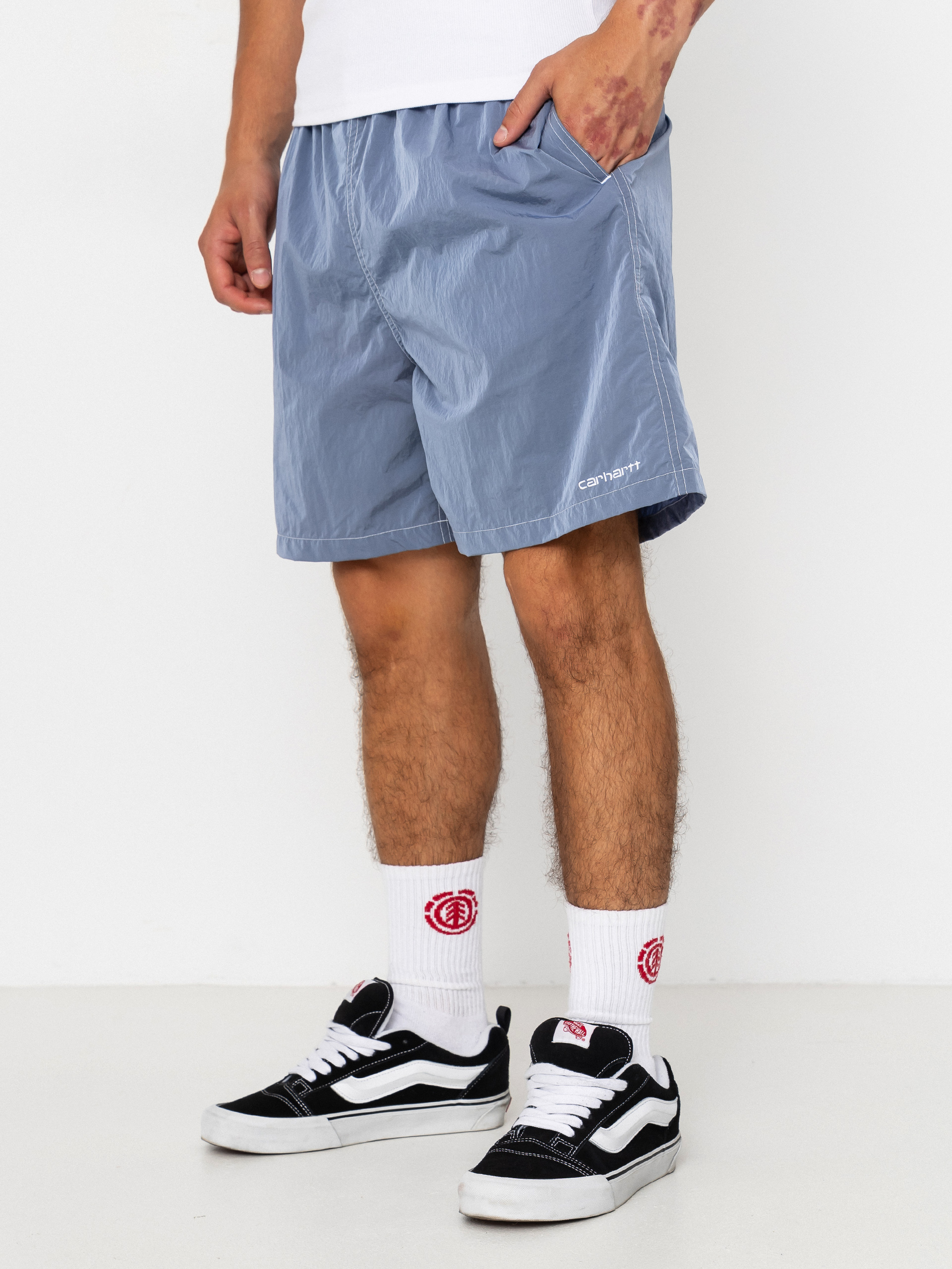Шорти Carhartt WIP Canby Swim (gentle blue/white)