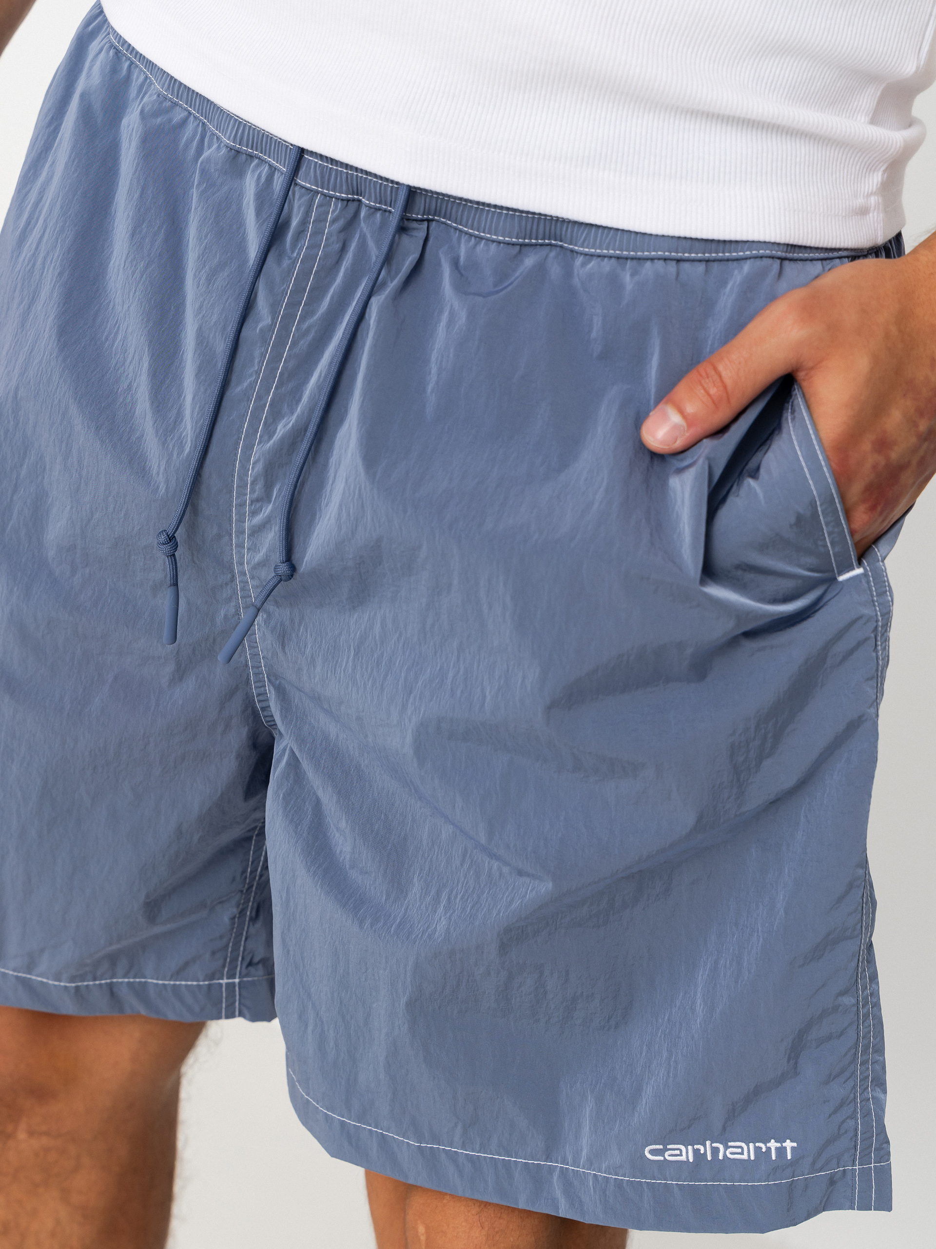 Шорти Carhartt WIP Canby Swim (gentle blue/white)