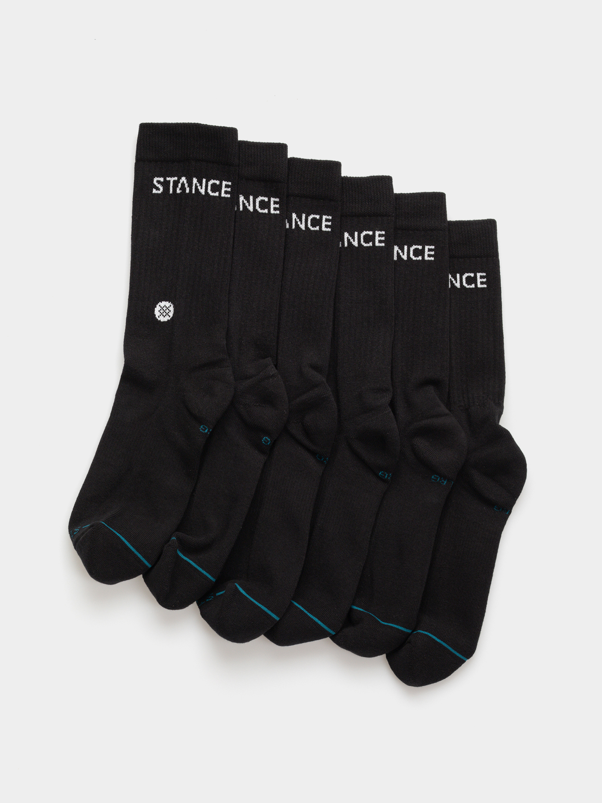  u0428u043au0430u0440u043fu0435u0442u043au0438 Stance Origin 6 Pack Crew (black)
