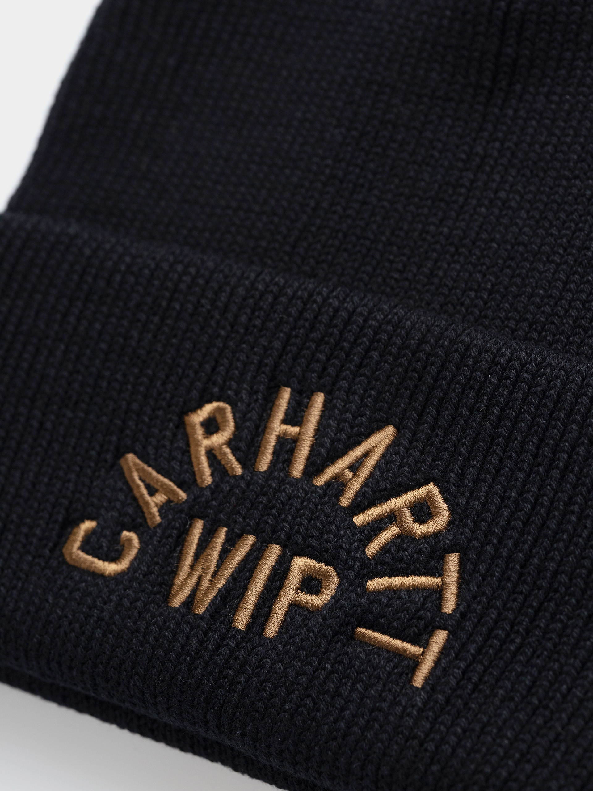 Шапка Carhartt WIP Arch Script (black/wip h brown)