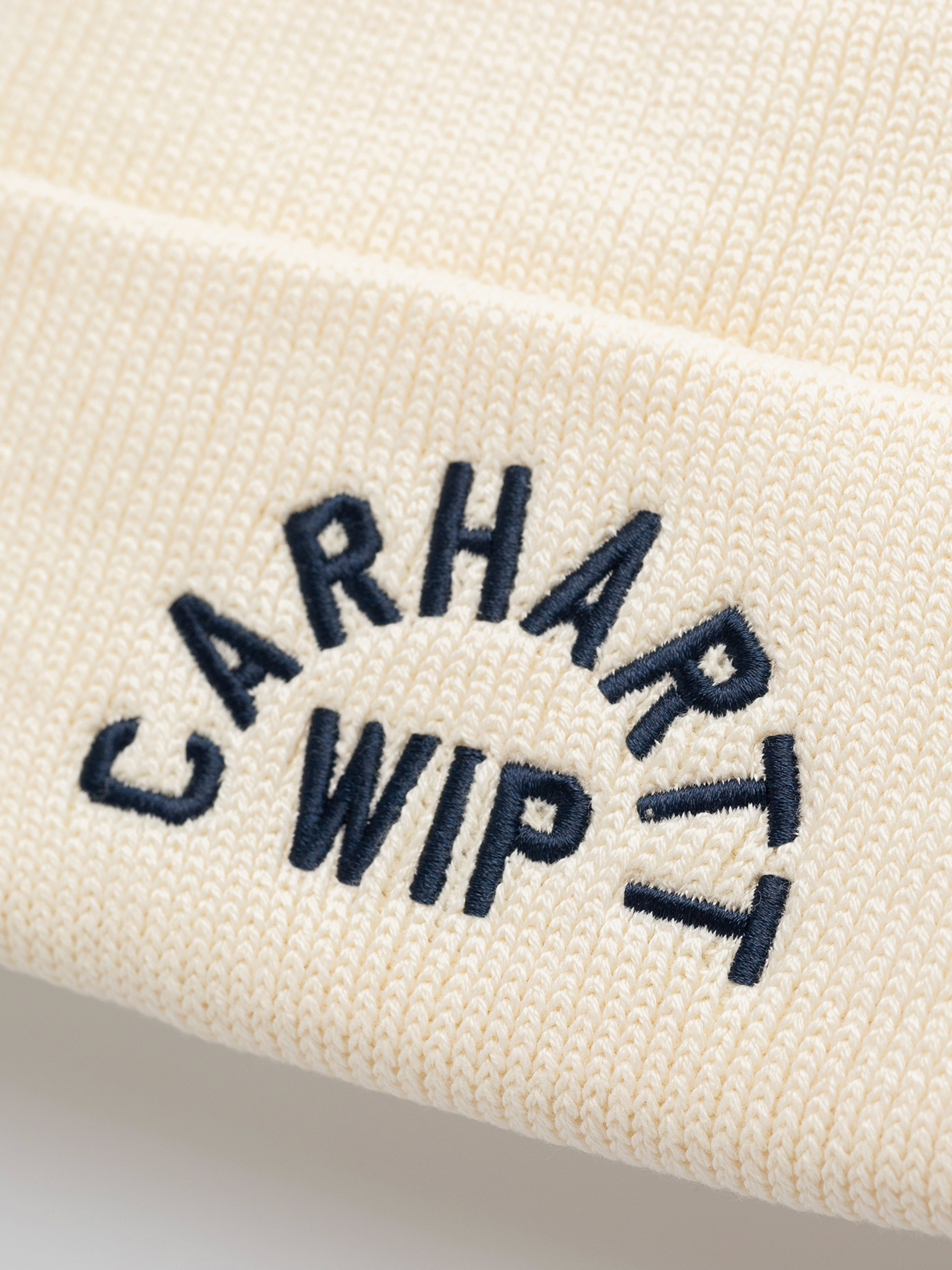 Шапка Carhartt WIP Arch Script (natural/dark navy)
