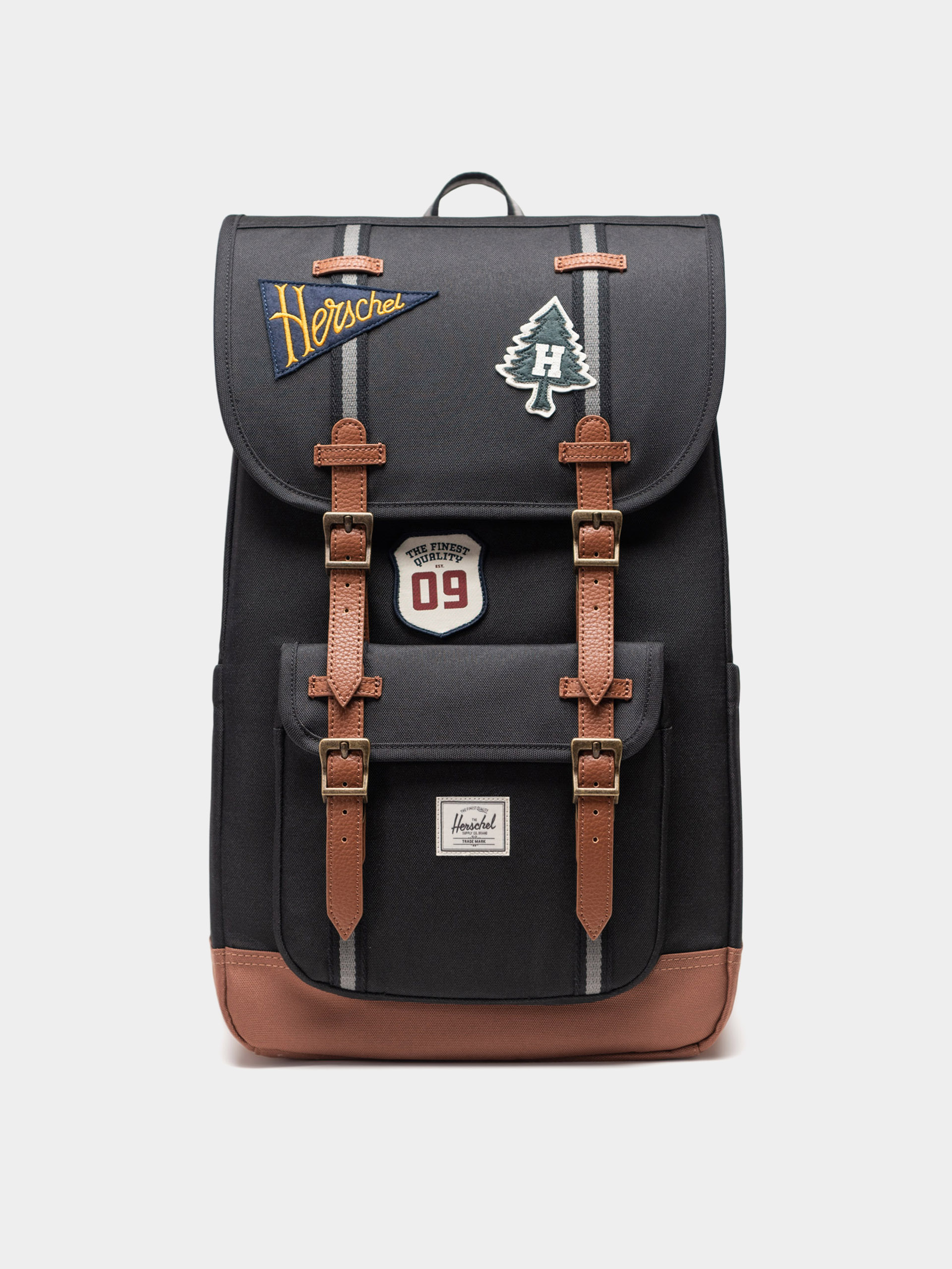 u0420u044eu043au0437u0430u043a Herschel Supply Co. Little America (patches black)